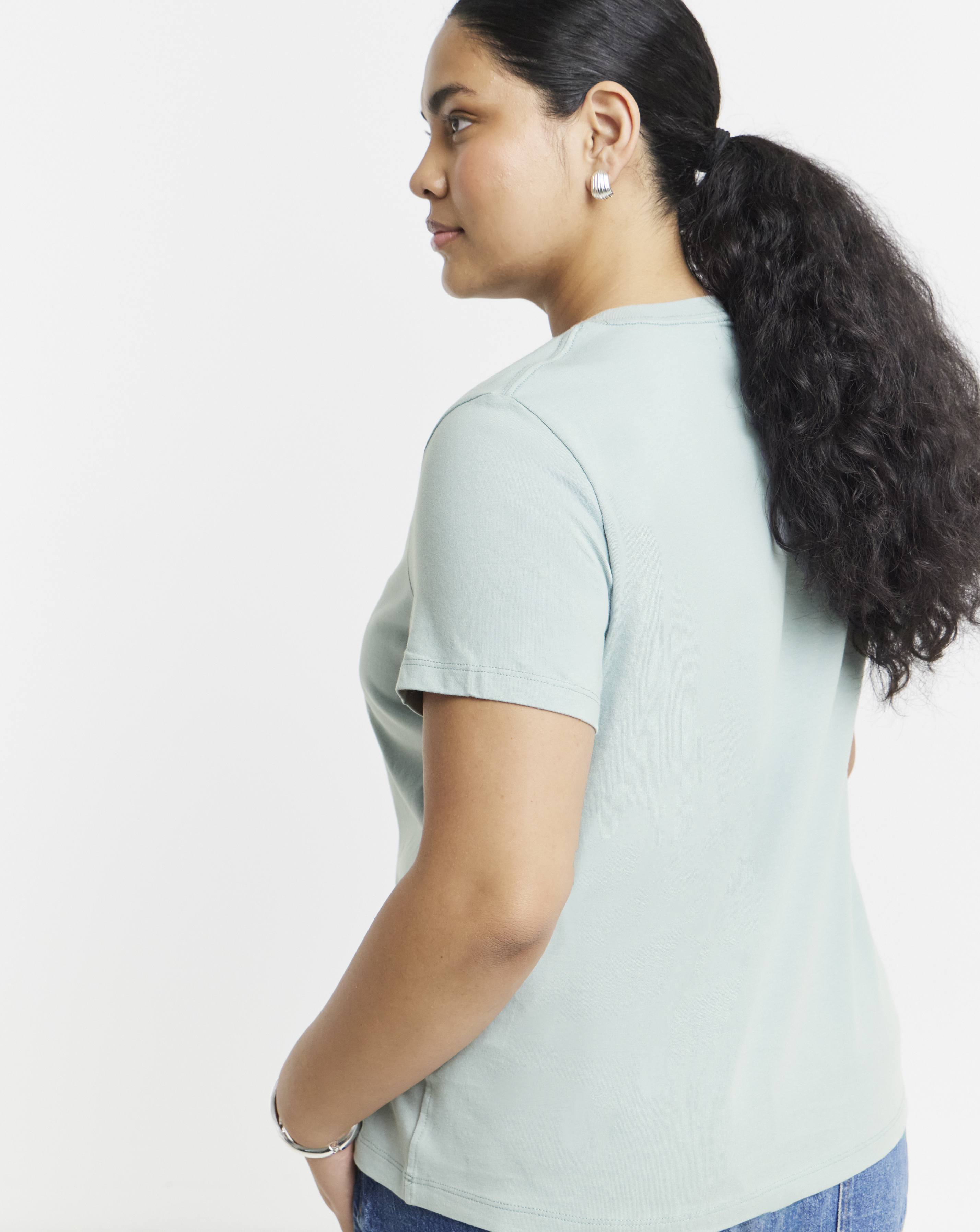 Simply Be Embellished Neckline T-Shirt
