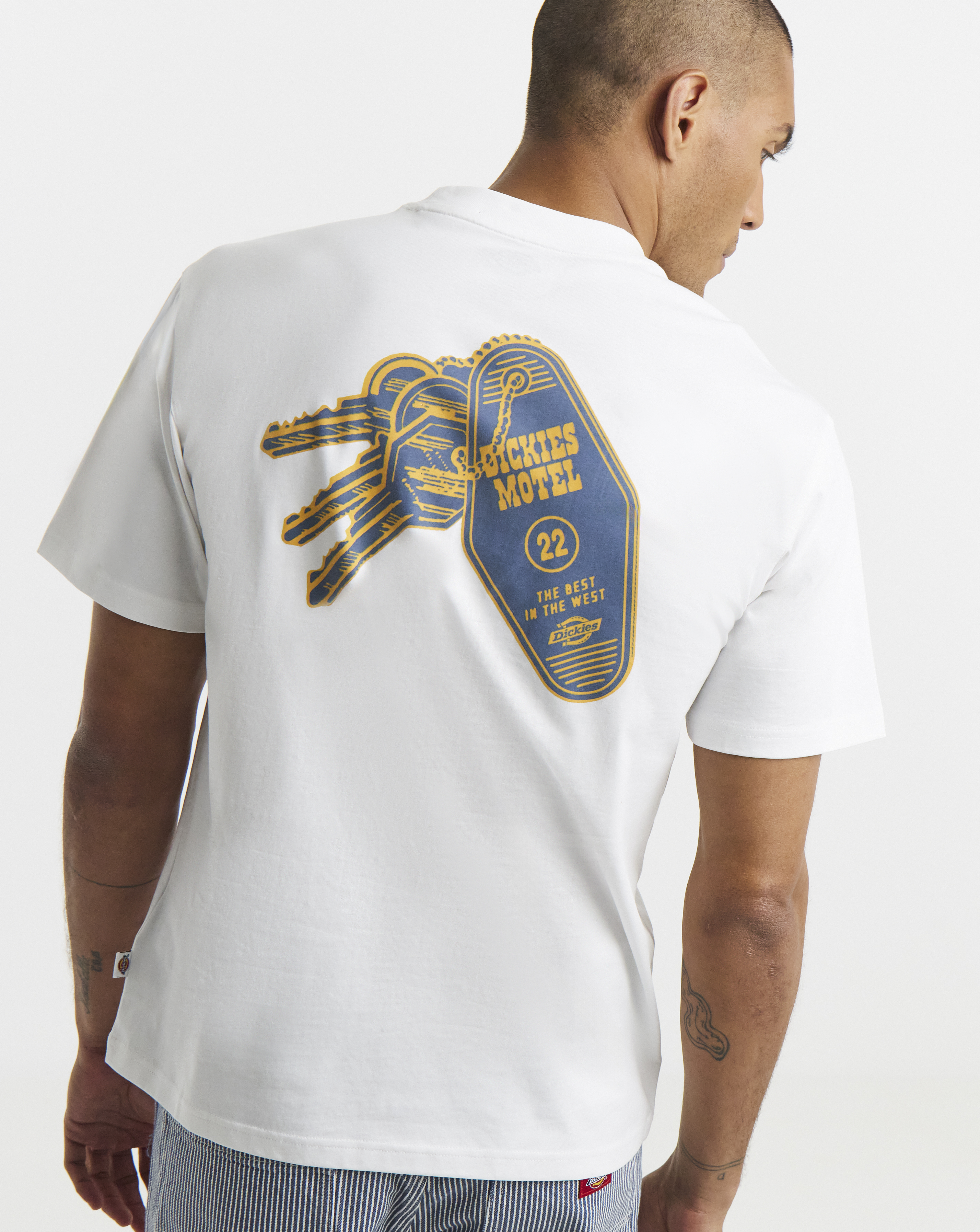 Dickies Men's T-Shirt - White - Size S