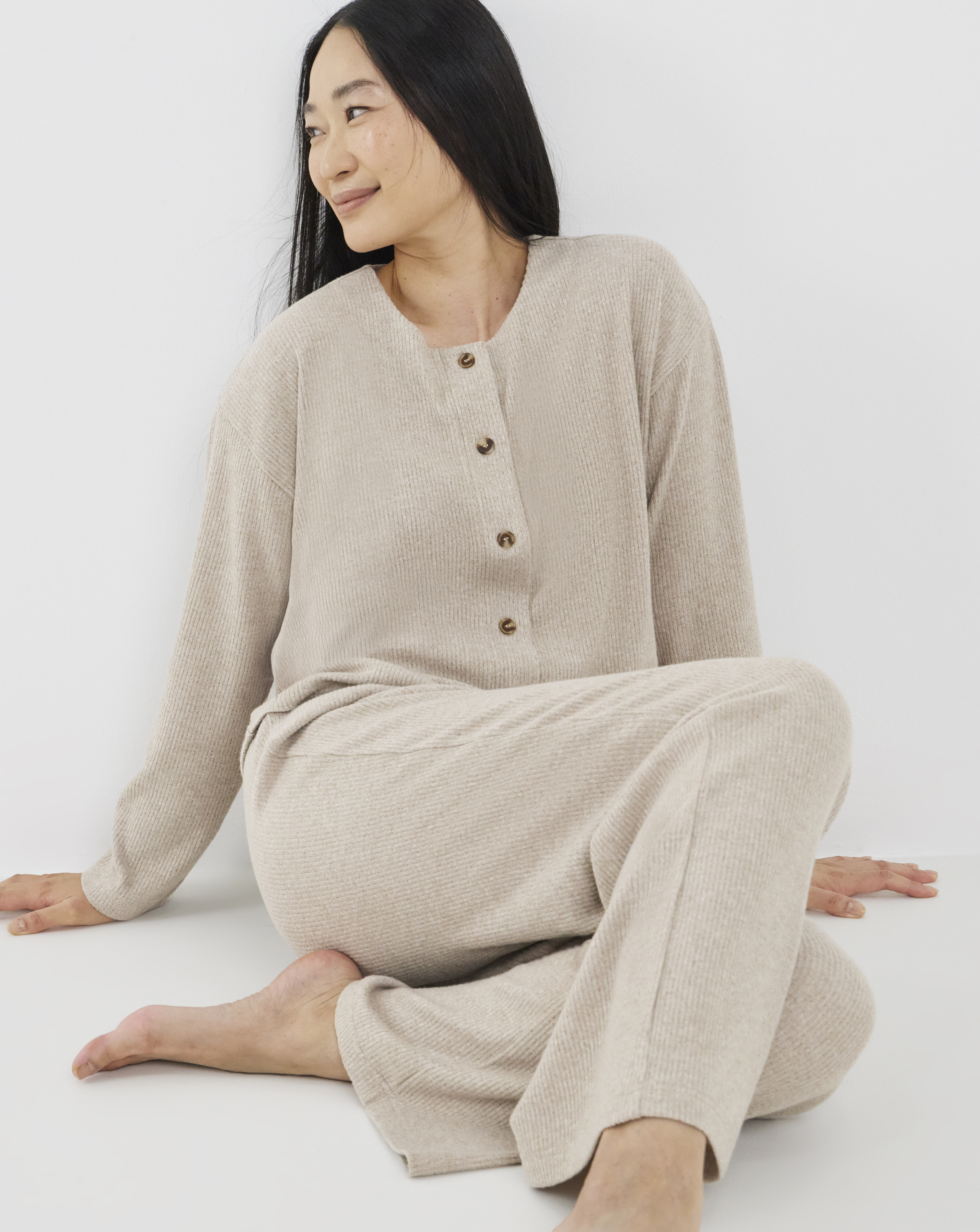 New In - Figleaves Button Through Lounge Set