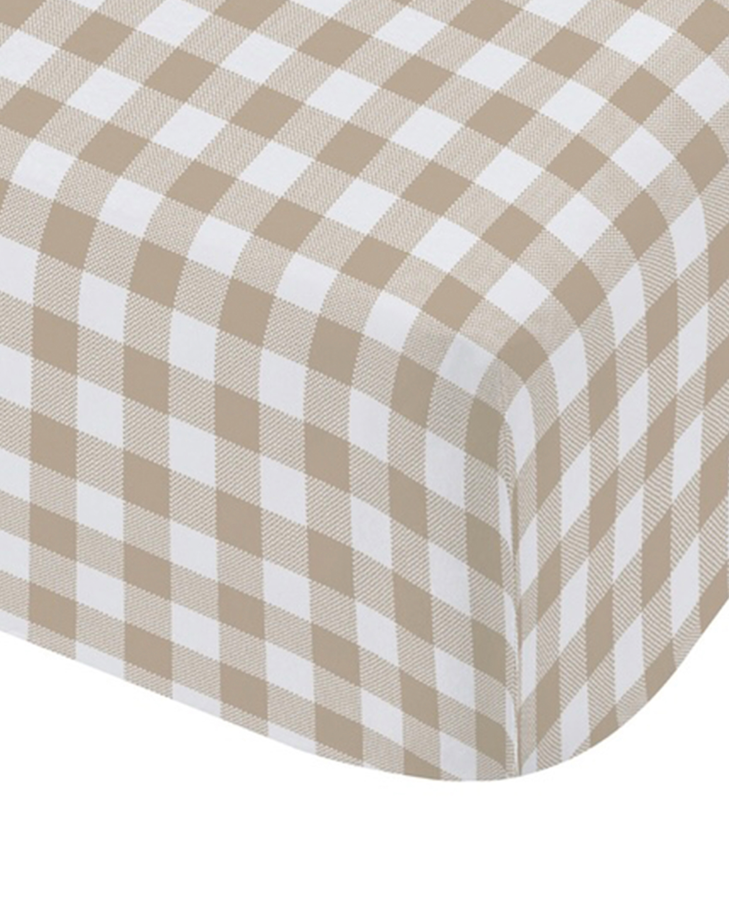 CL Gingham Check Fitted Sheet NTL