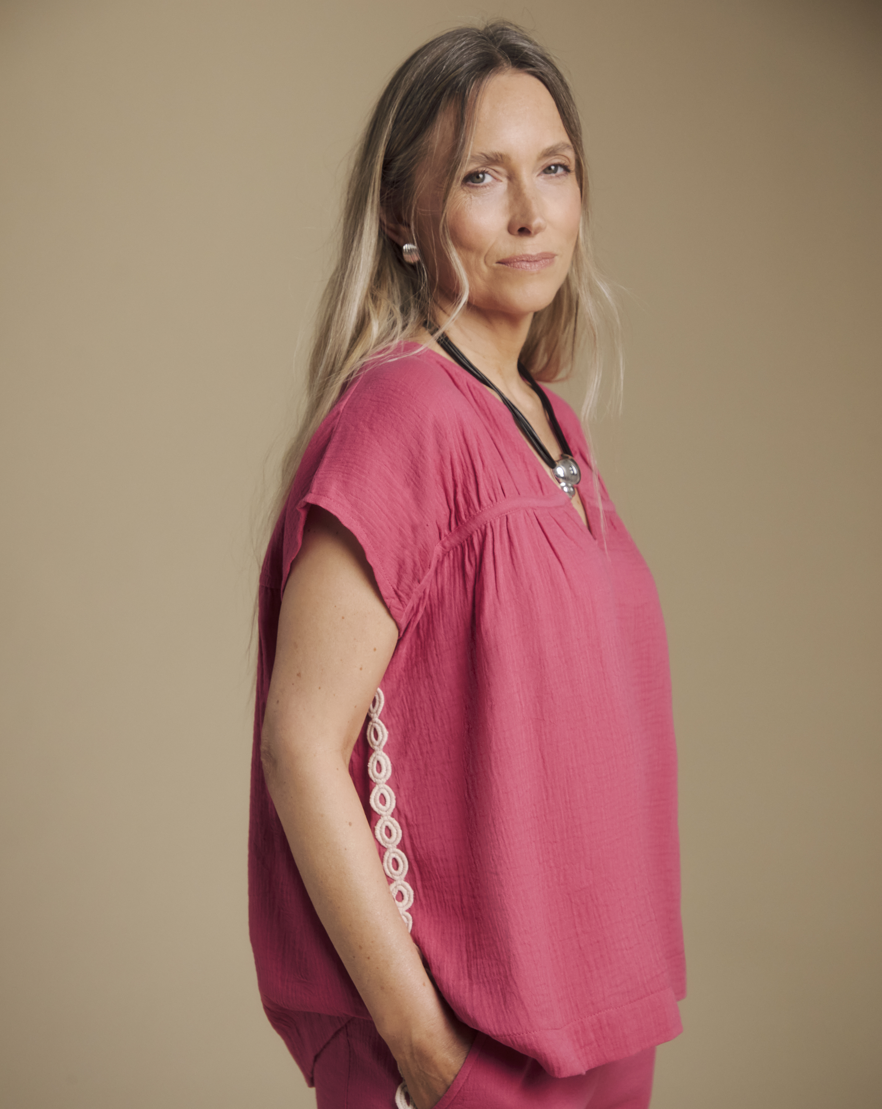 Julipa Cheesecloth Cotton Blouse
