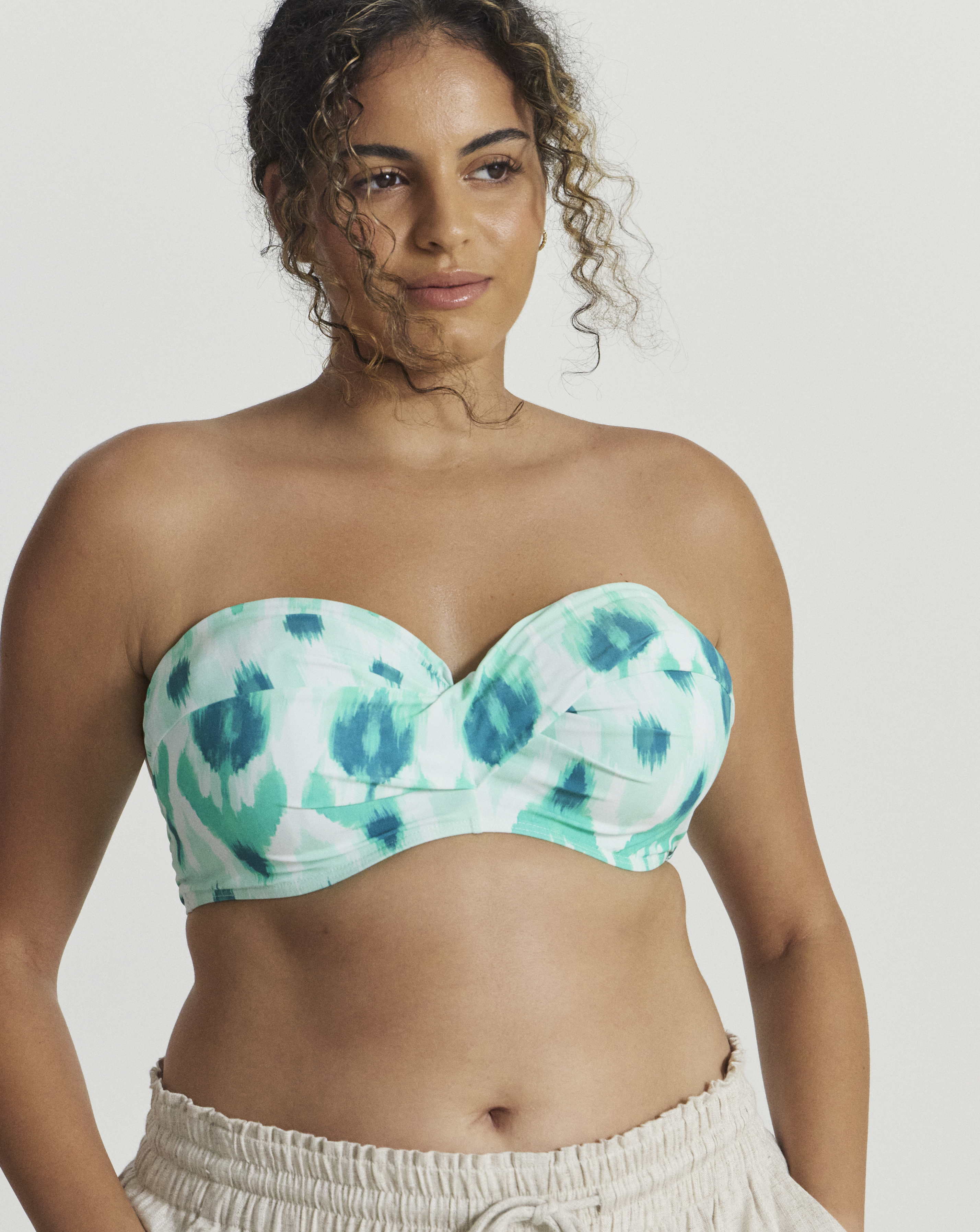 MAGISCULPT Twist Front Bandeau Underwired Bikini Top