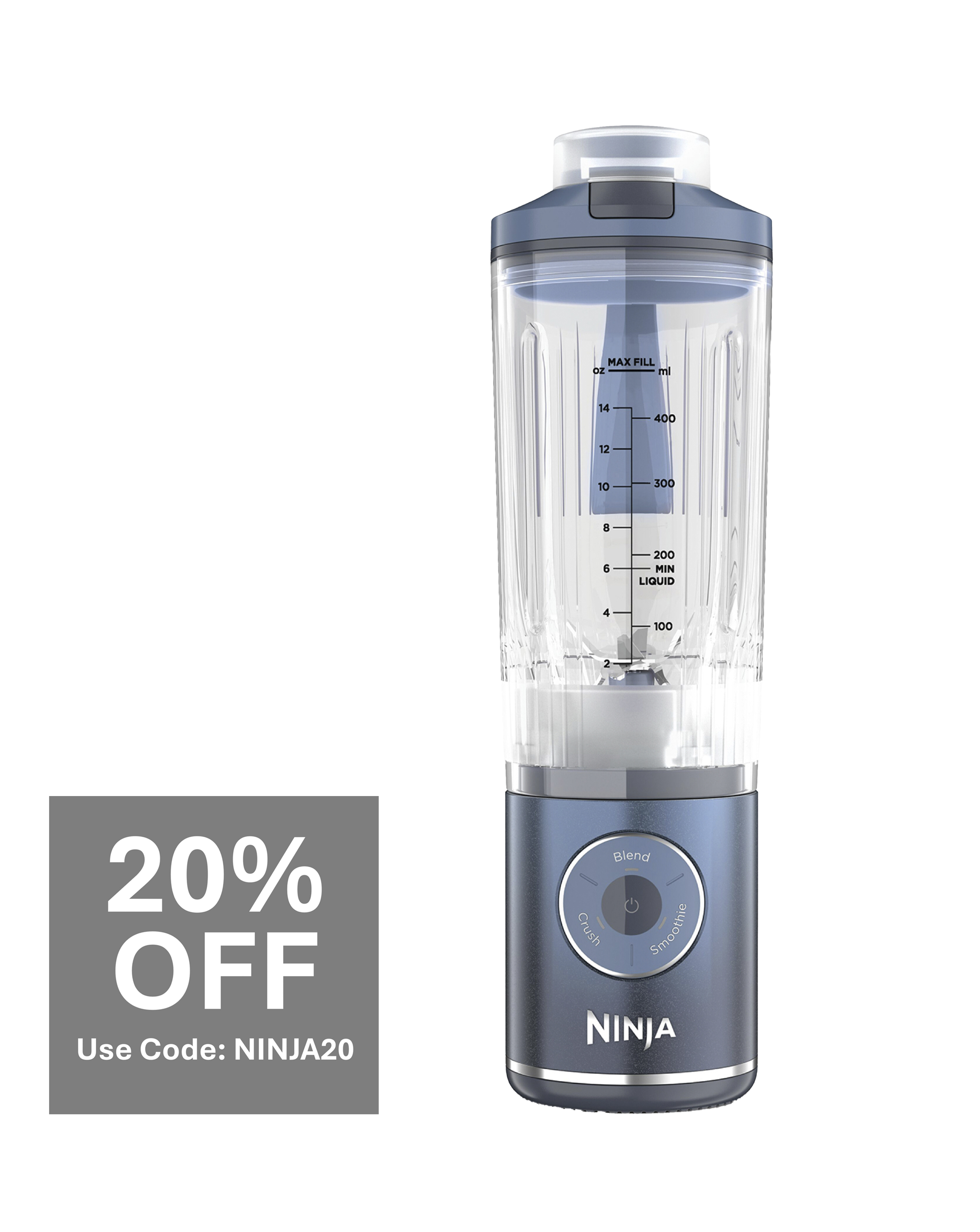 Ninja Blast Max Portable Blender Navy