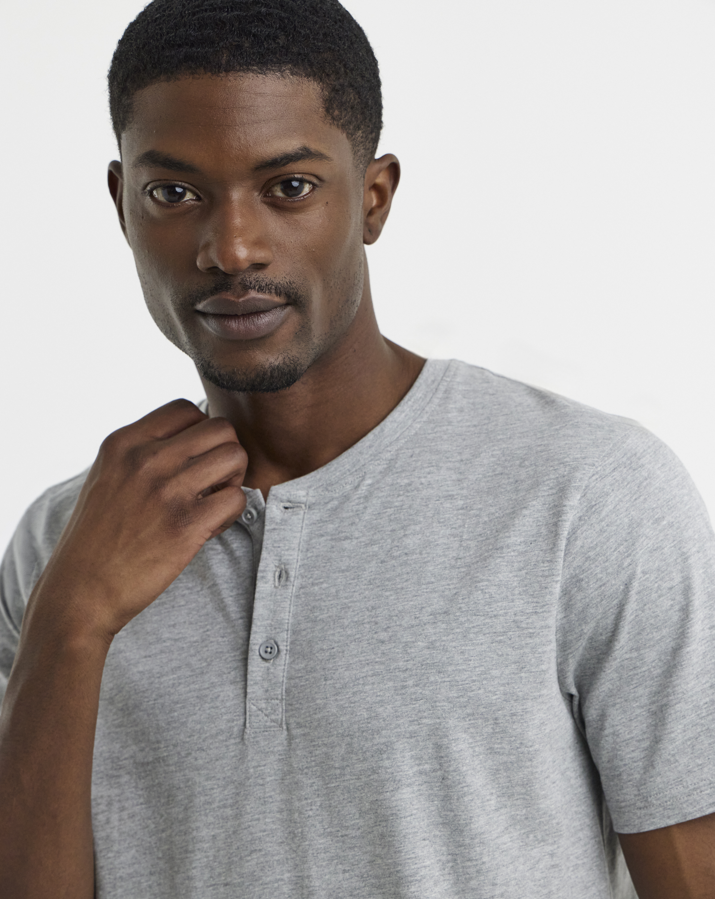 New In - Grandad Short Sleeve T-Shirt Long