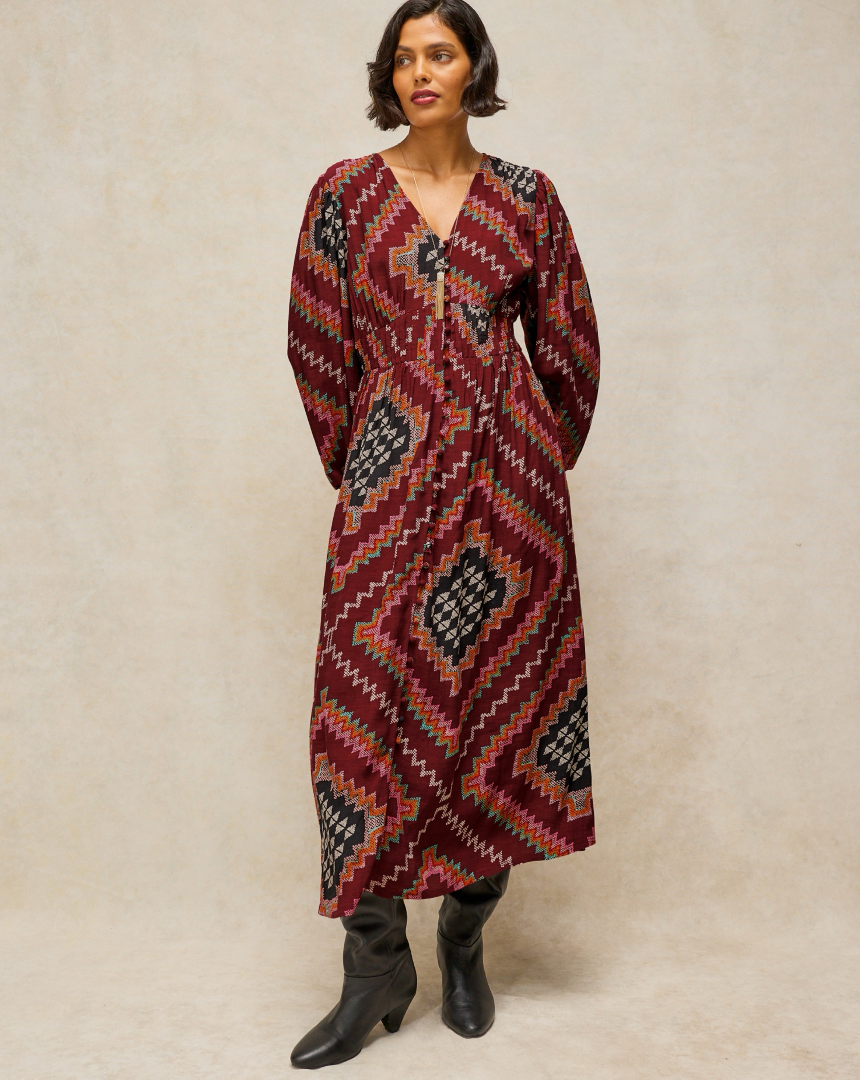 White Stuff Leela Midi Dress