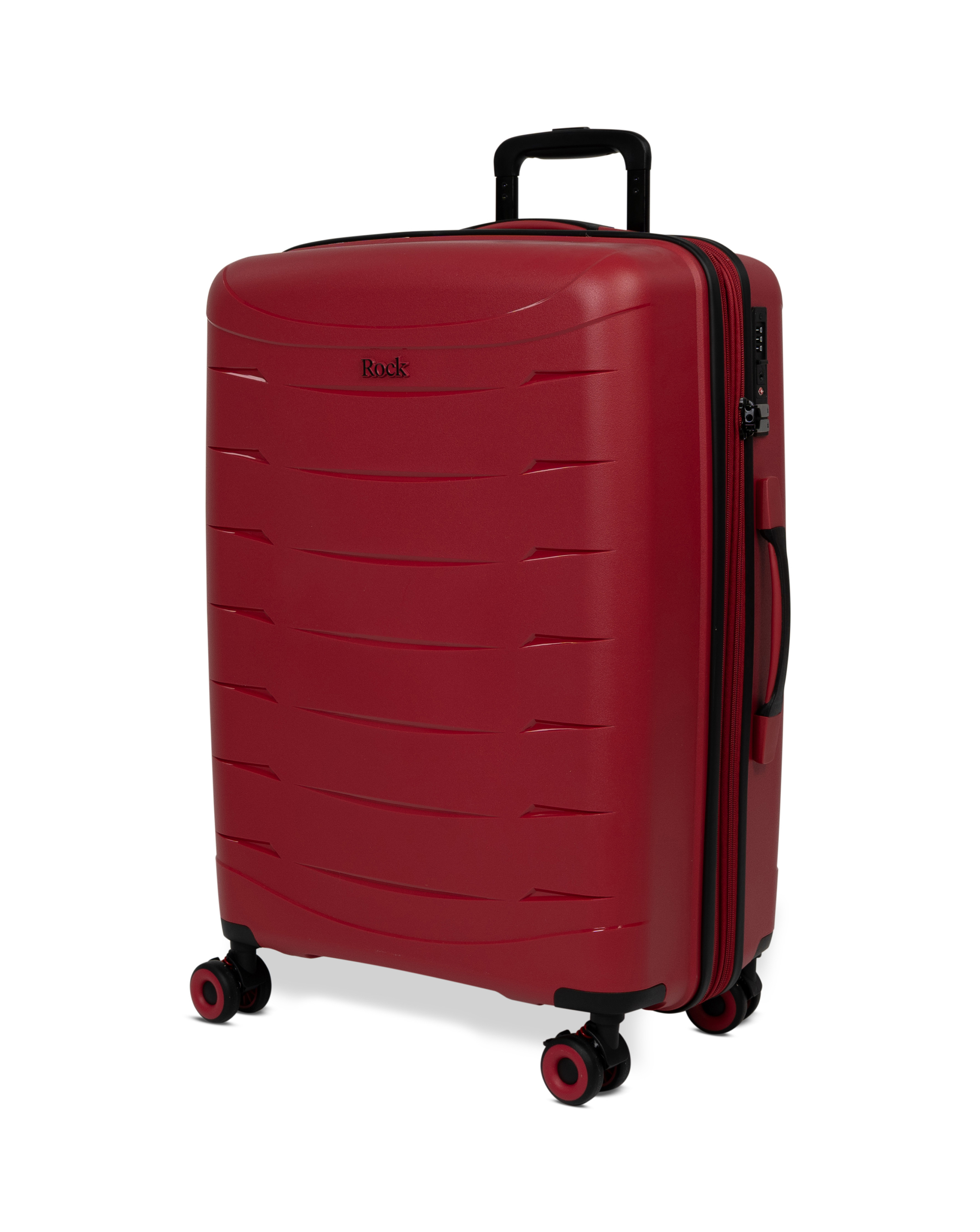 Rock Luggage Resilient Medium Red Suitcase - Image 3