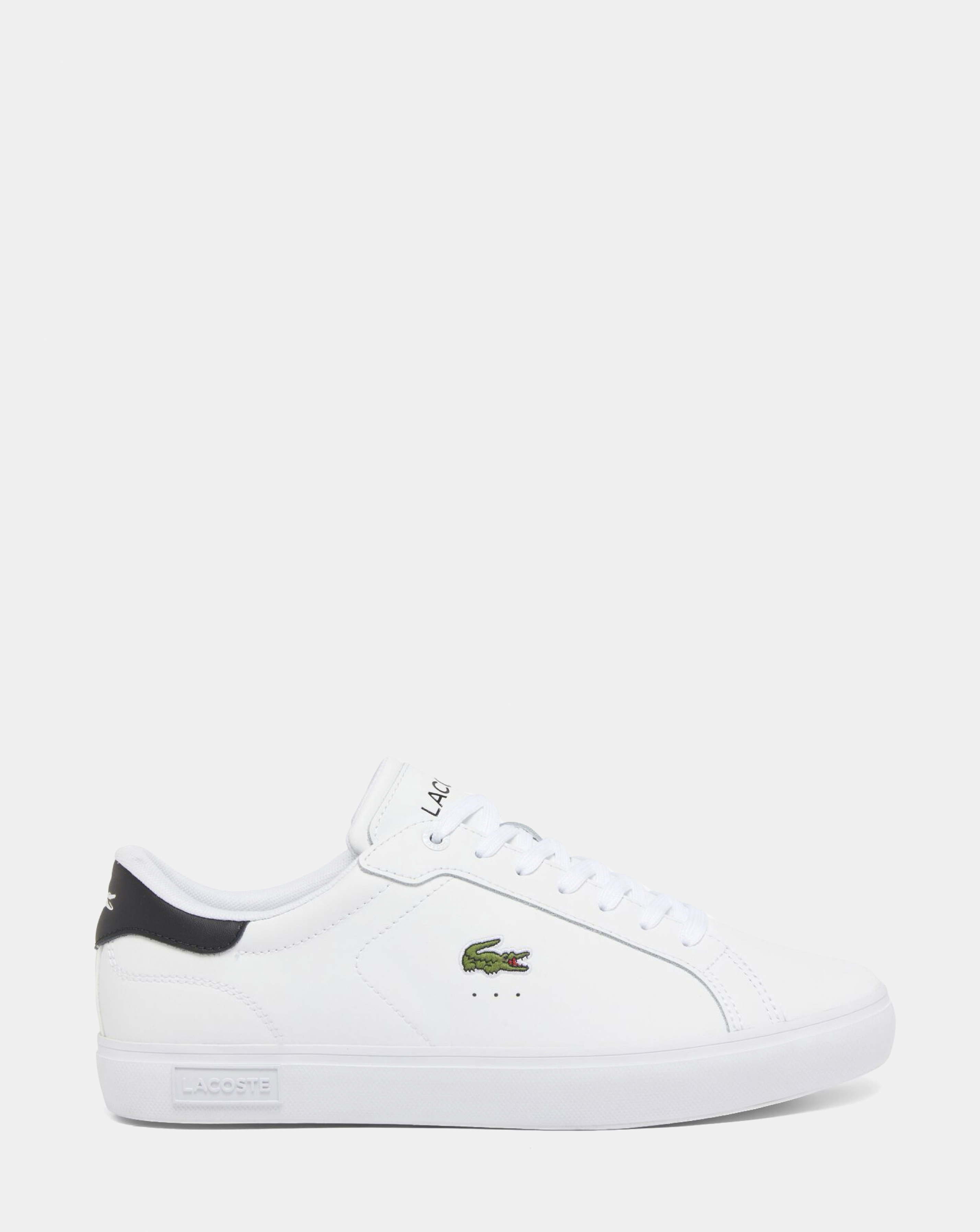 Lacoste Powercourt Trainers - White/Black