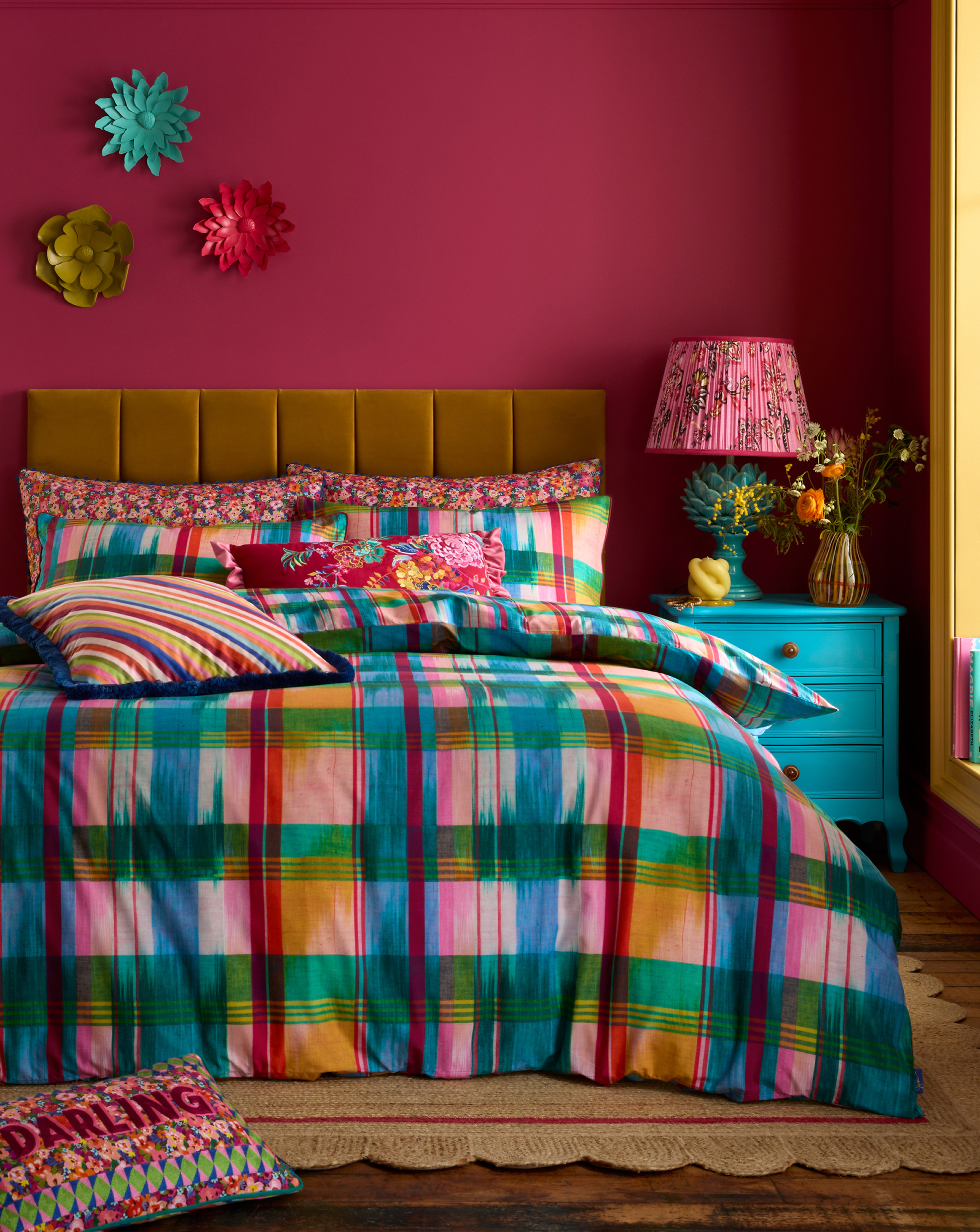 SR Wanderweave Ikat Check Duvet Set
