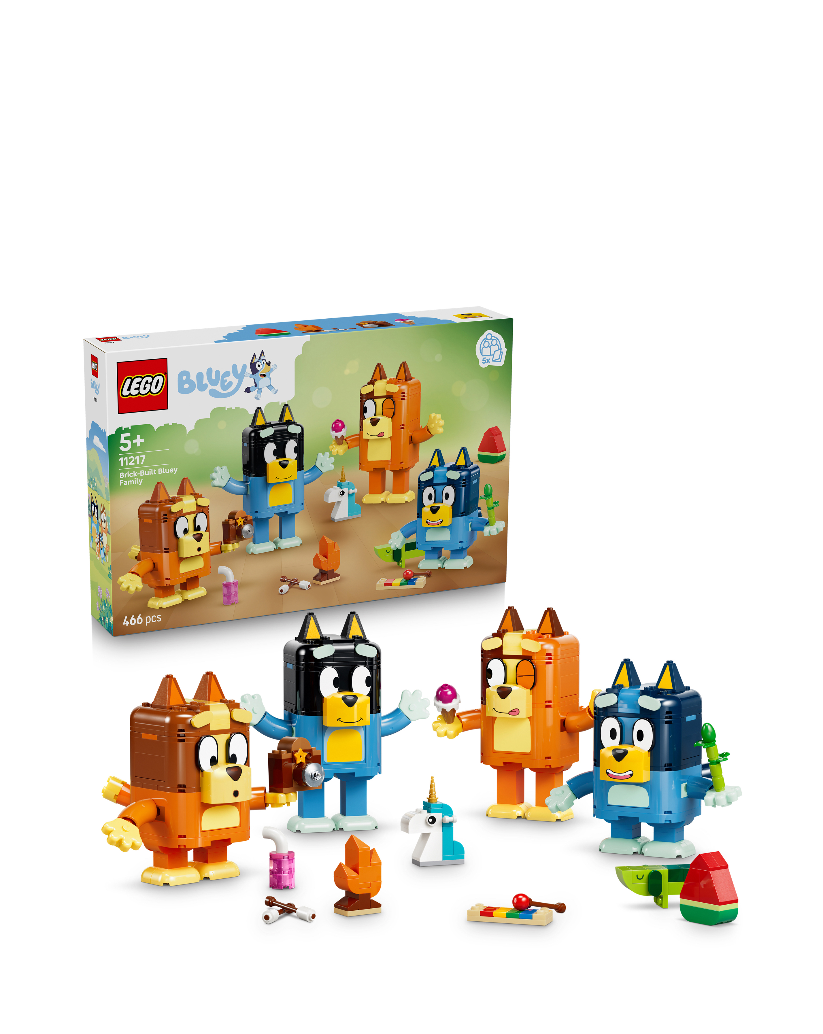 New In - LEGO Brick-Built Bluey Family 11217