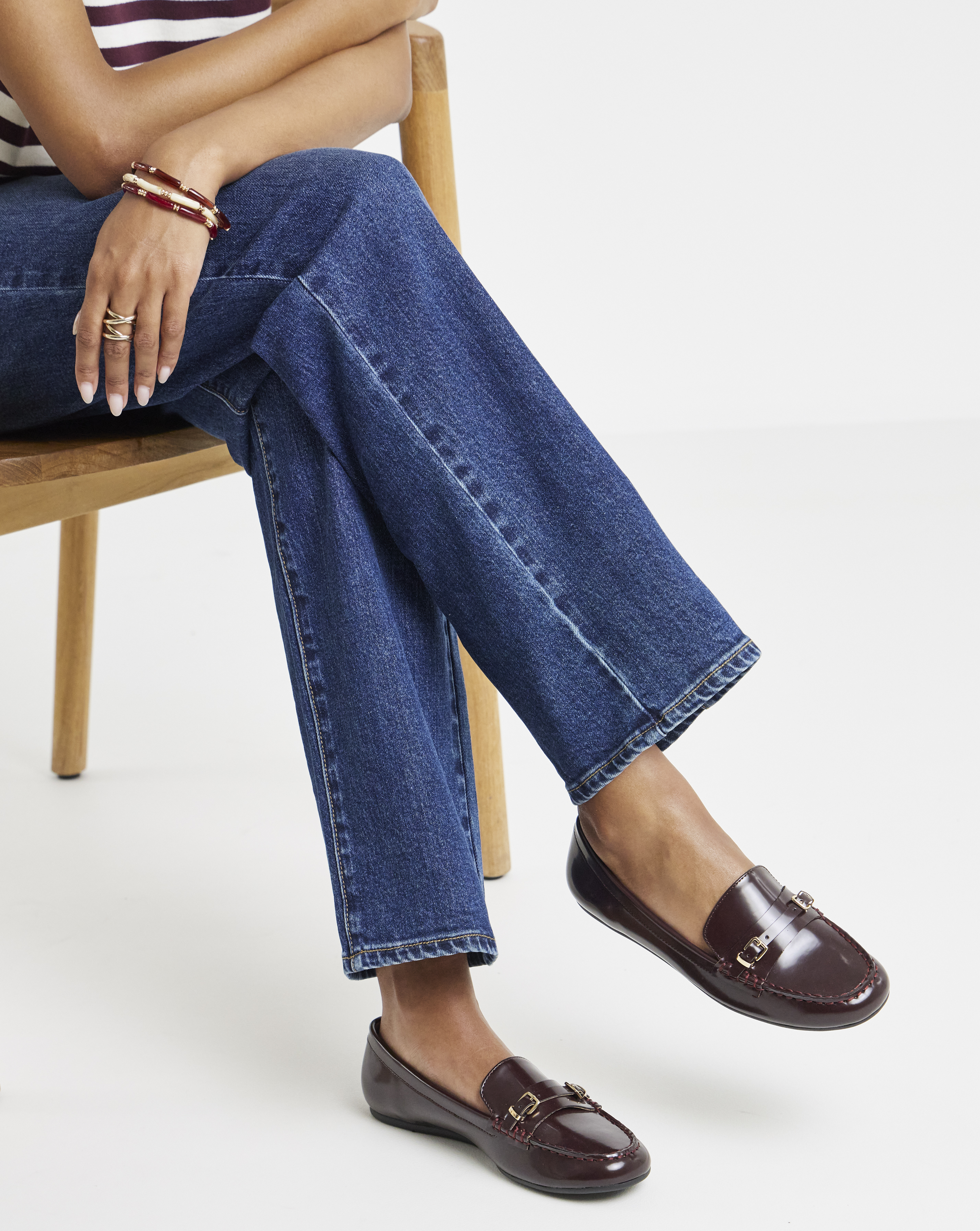 New In - Double Buckle Detail Loafer Wide