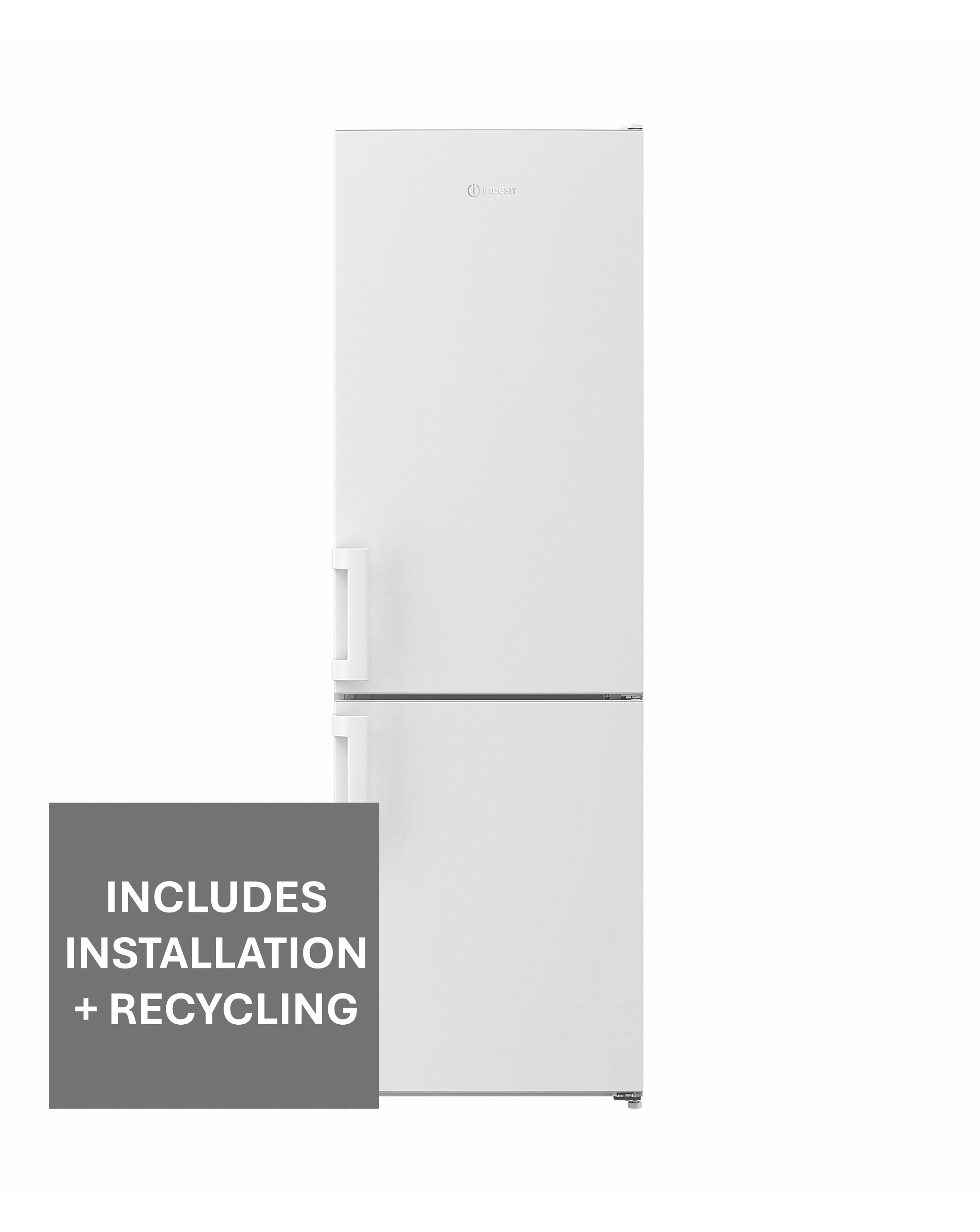 Indesit IKNS1261W4UK Fridge Freezer Inst