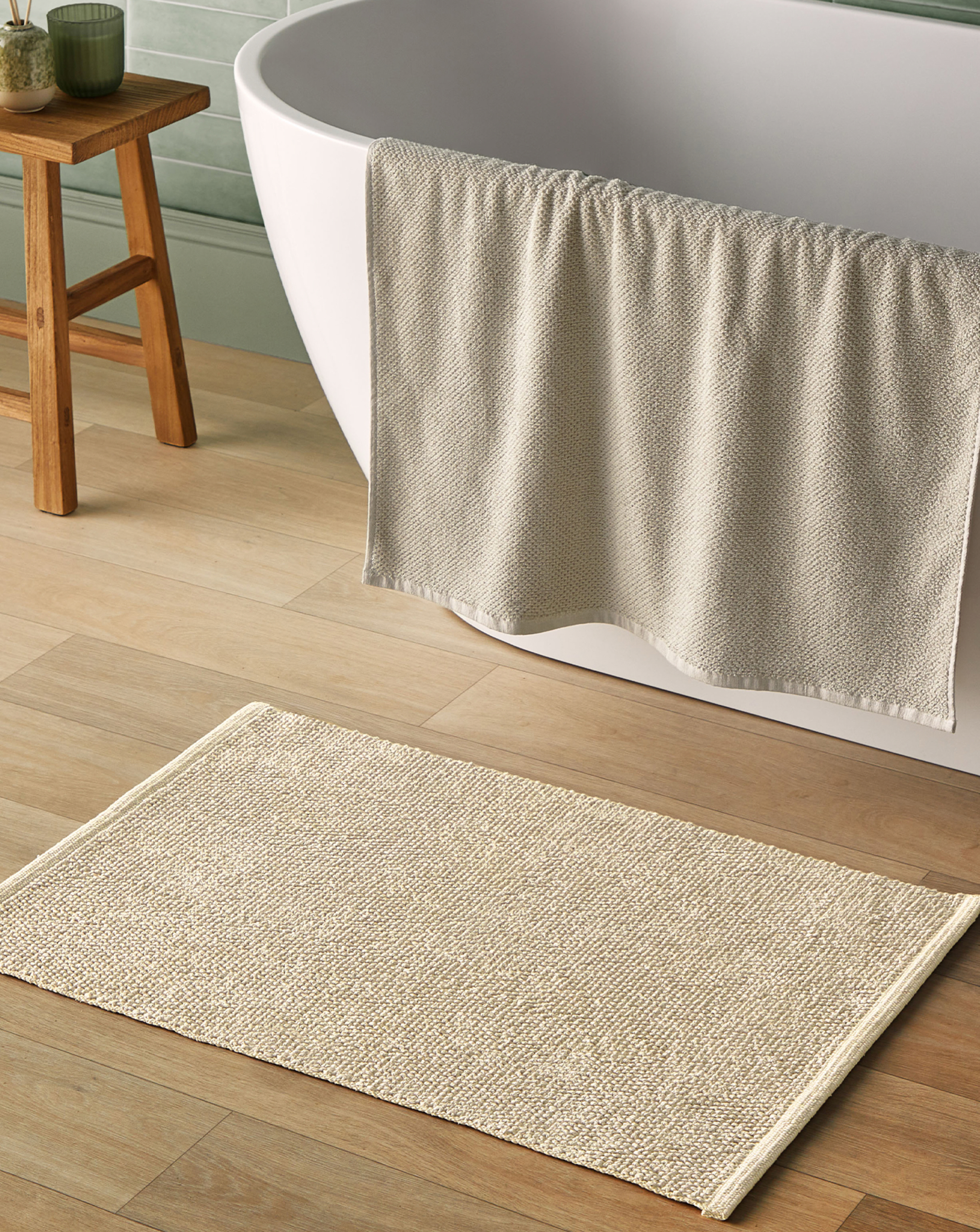 Silentnight Textured Cotton Bath Mat