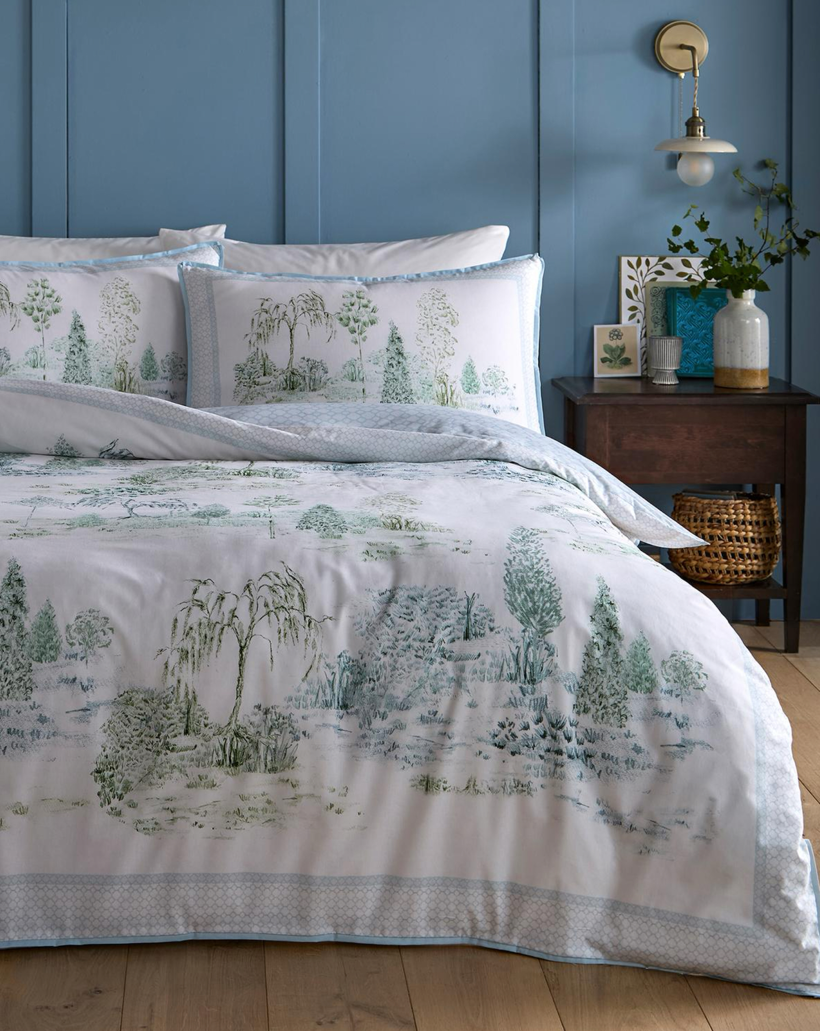Willow Tree Scene Duvet Cover Set