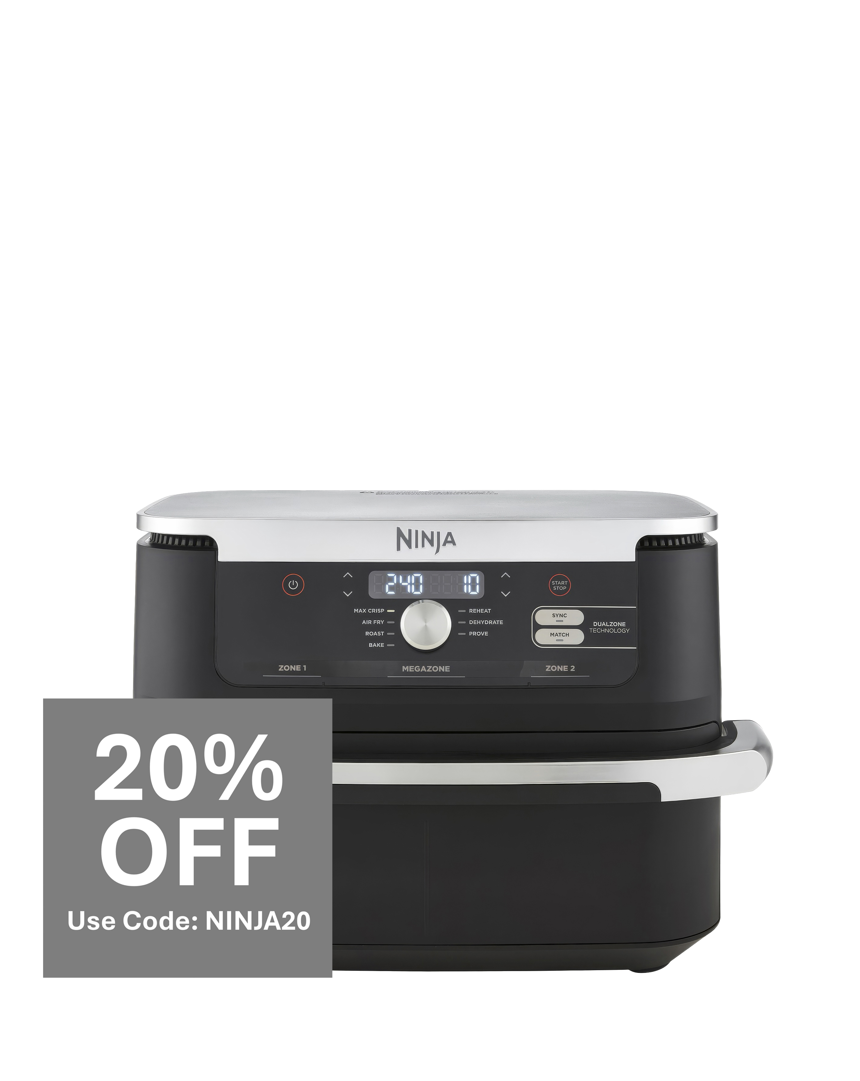 Ninja Foodi FlexDrawer Air Fryer 10.4L AF500UK