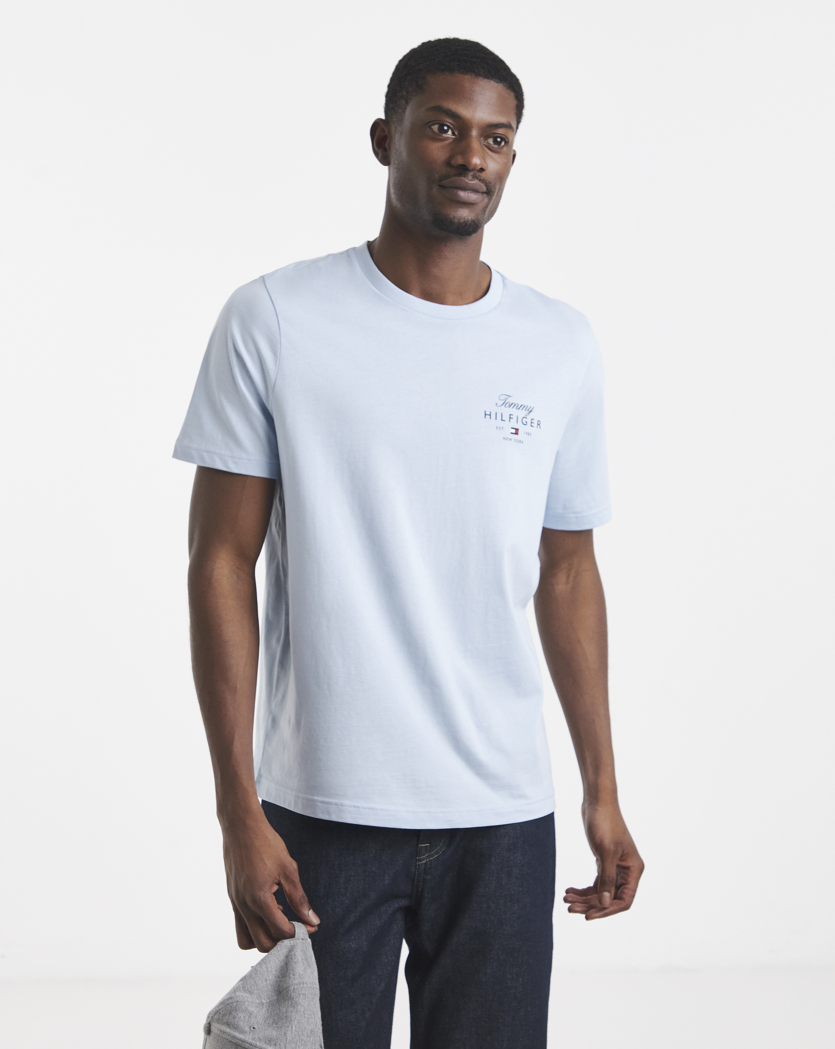 New In - Tommy Hilfiger Script Stack T-Shirt
