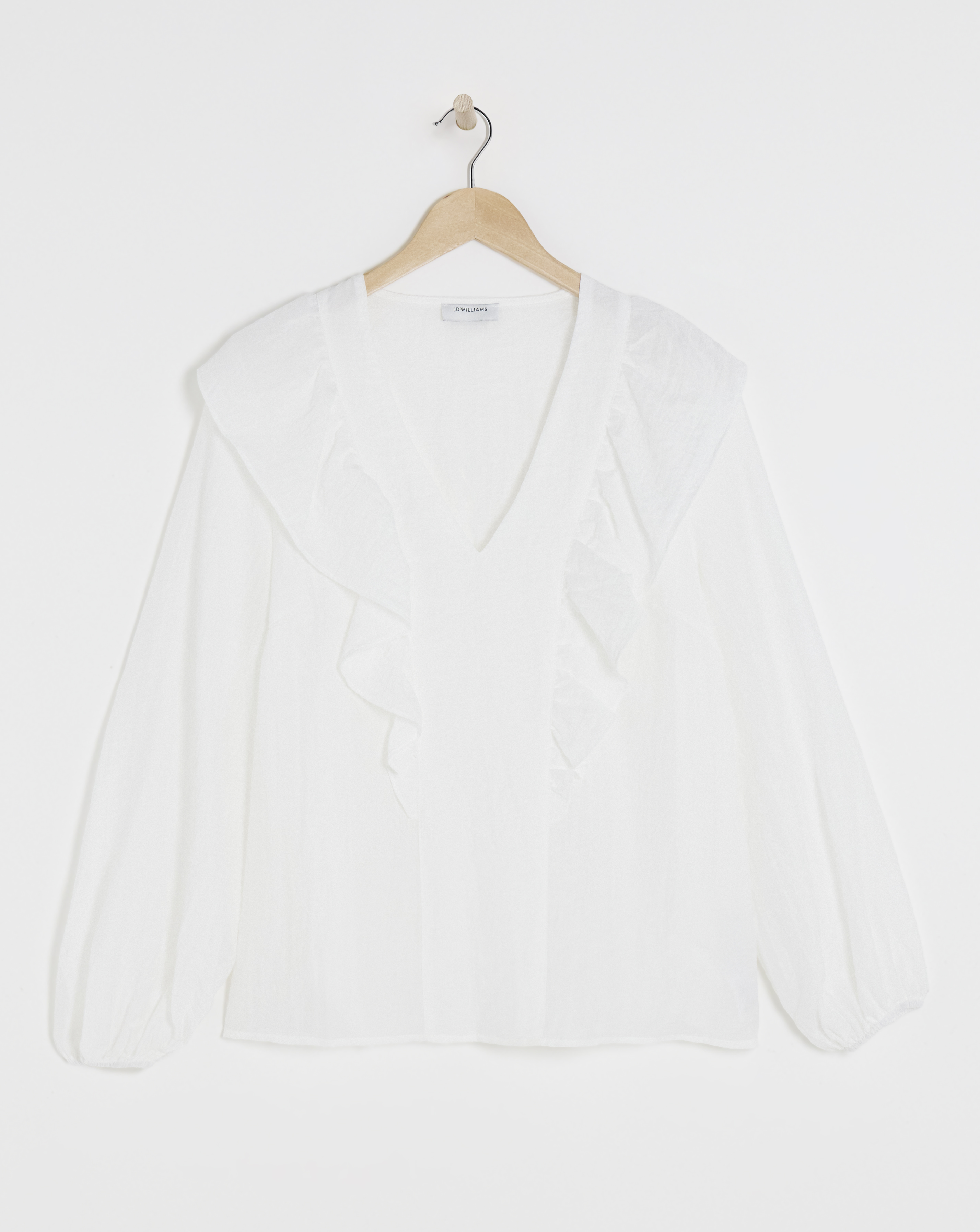 Large Collar Detail Blouse