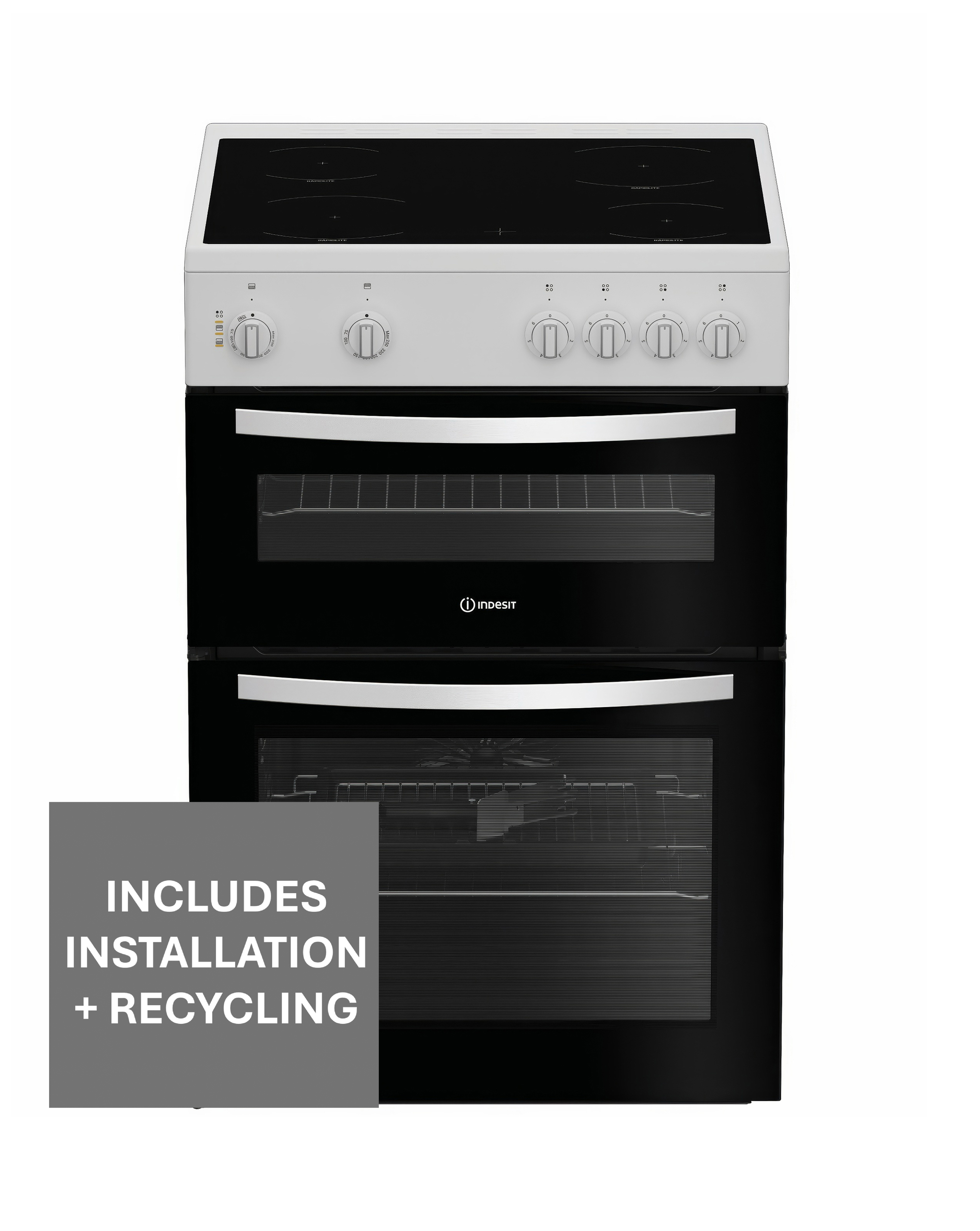 Indesit IDE6VMW Ceramic Hob Cook Install