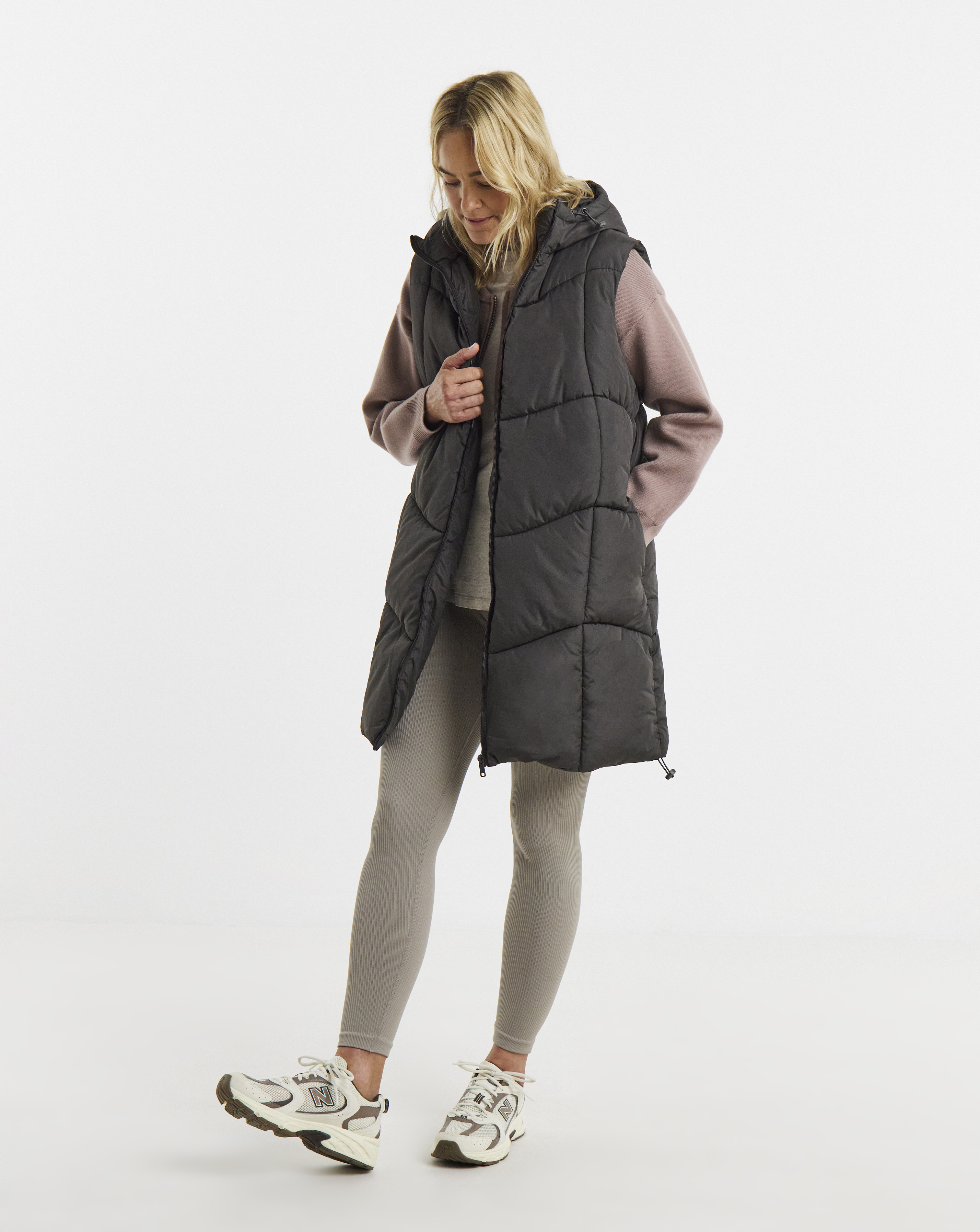 Longline Padded Gilet