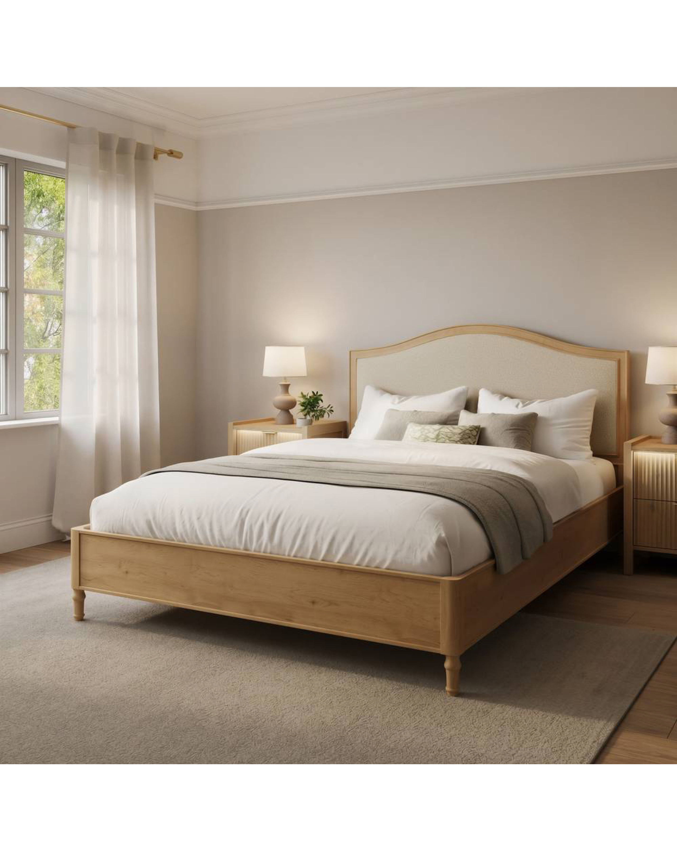 New In - Emy Wooden Hidden Ottoman Bed