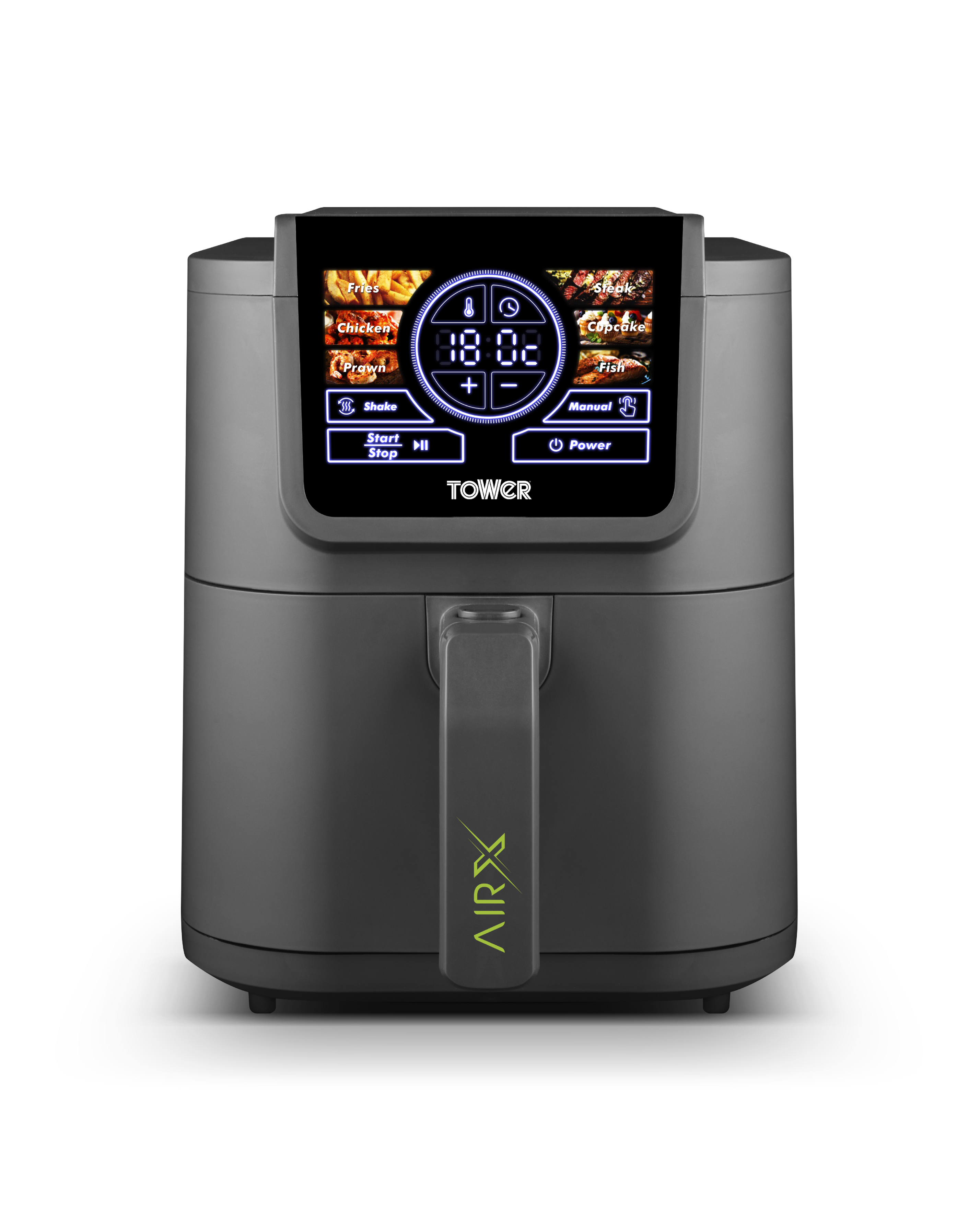 Tower 8L VIPS Digital Air Fryer Grey