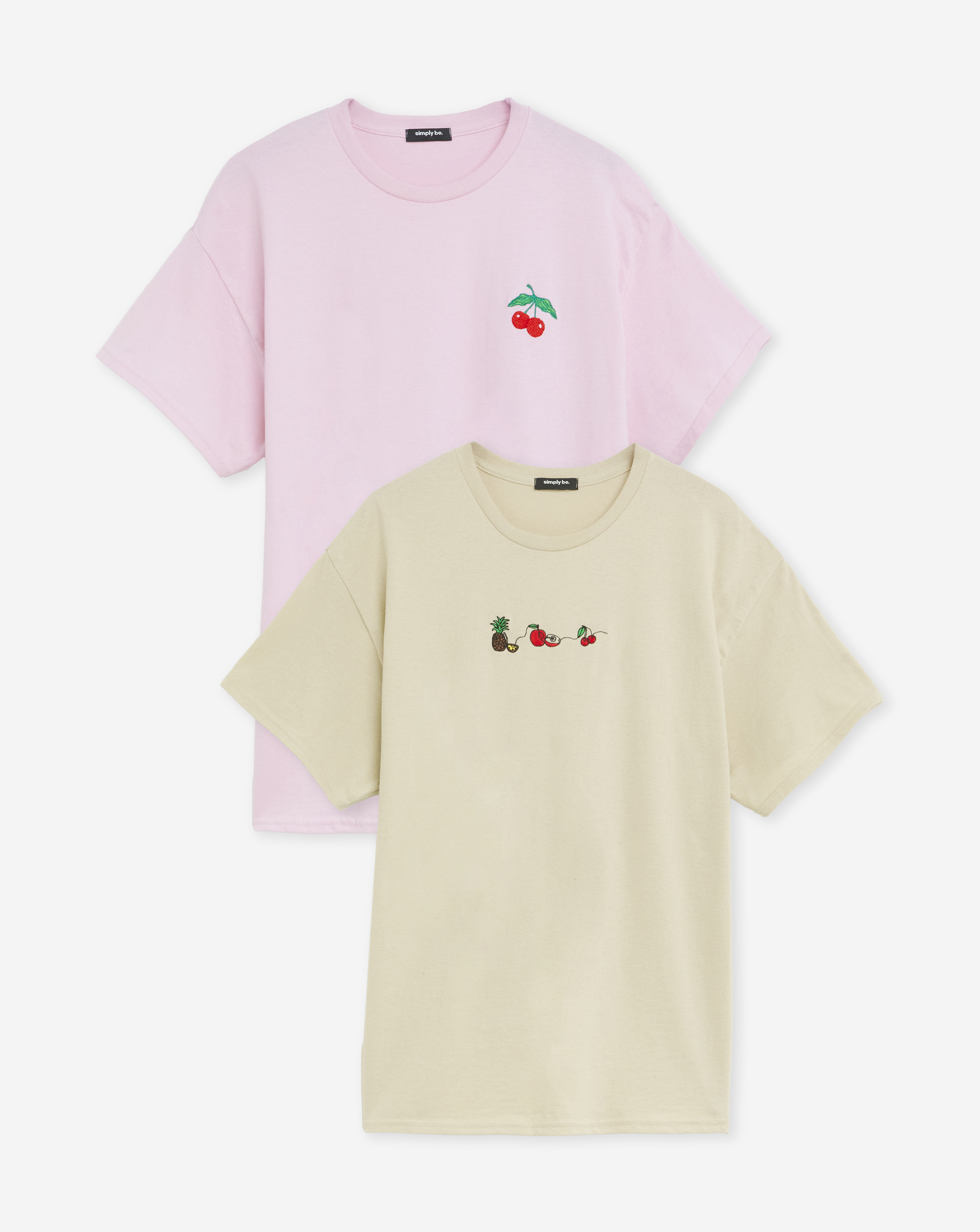 Embroidered Partners 2 Pack T-Shirts