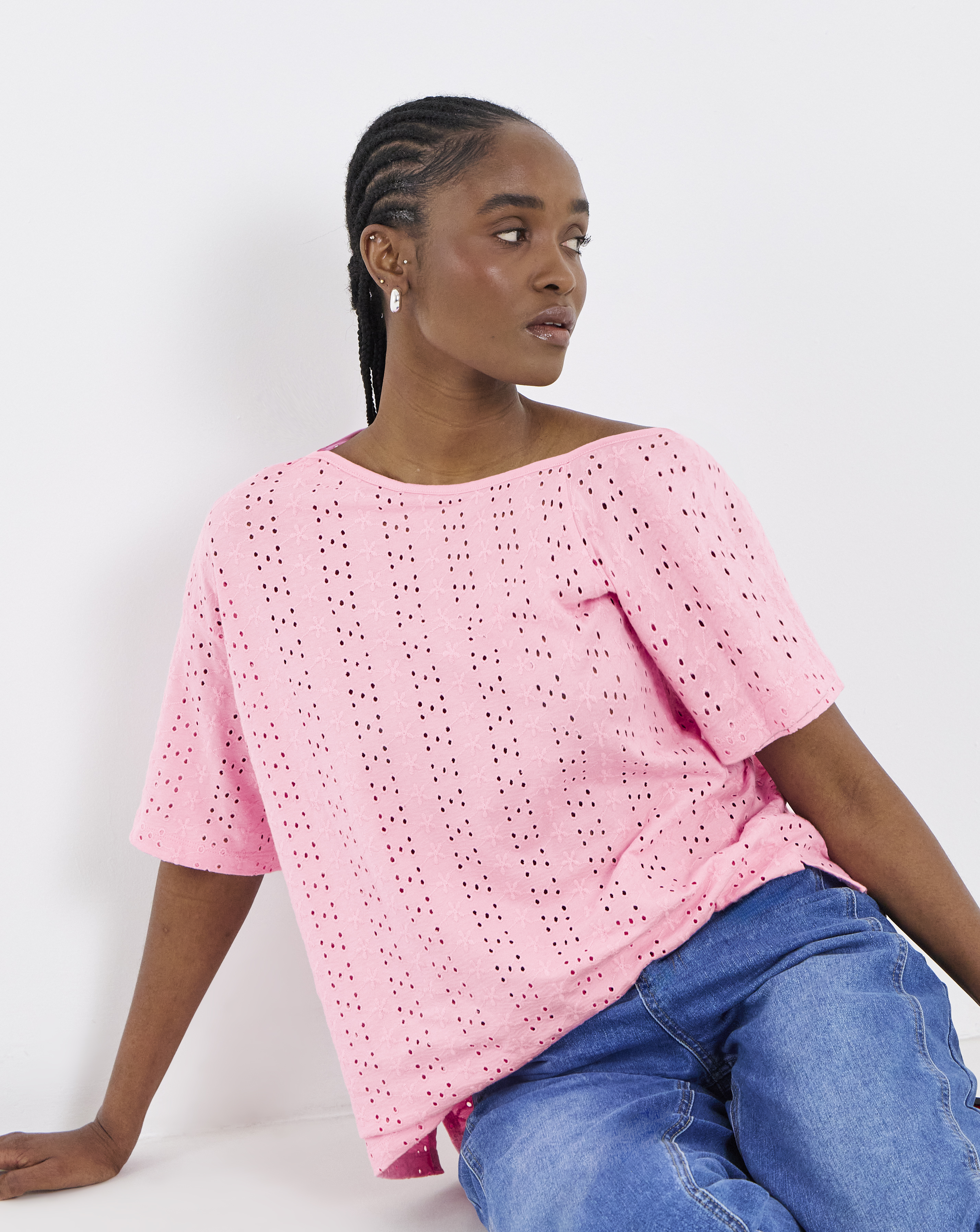 Off Shoulder Broderie