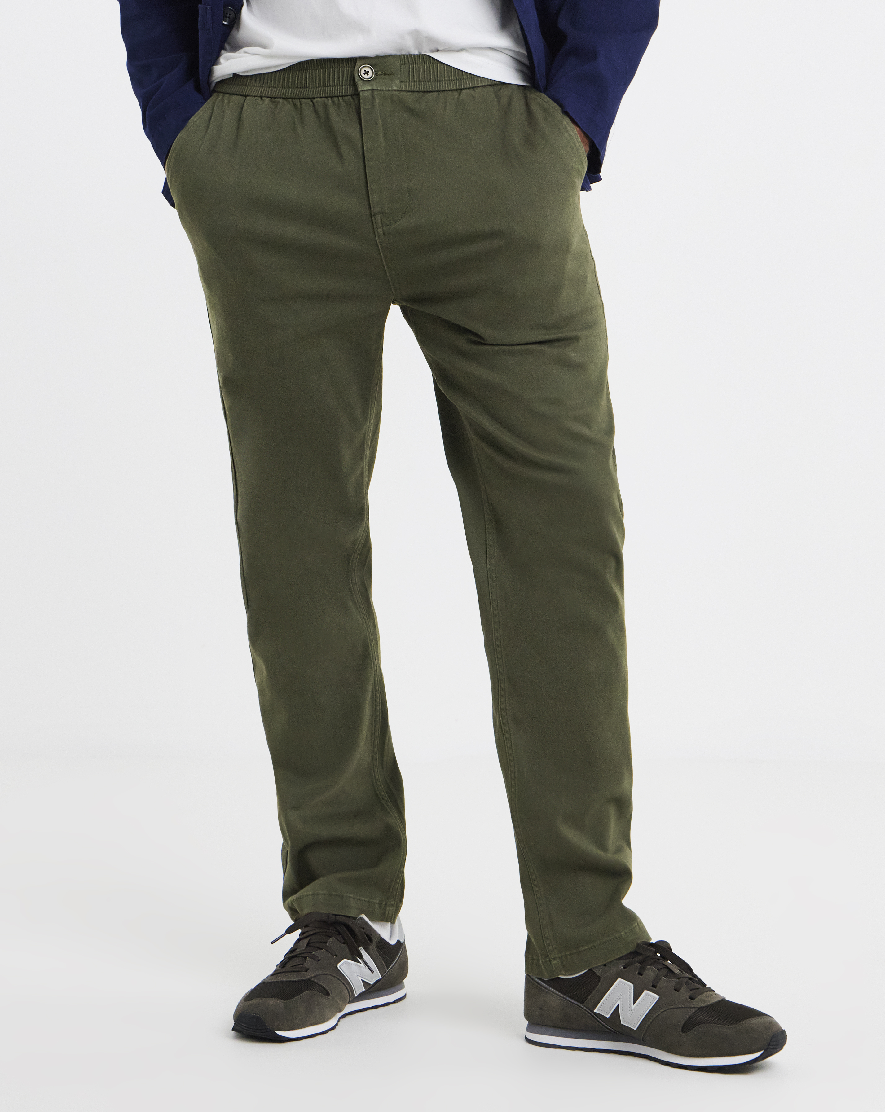 Fully Elasticated Straight Chino Trouser