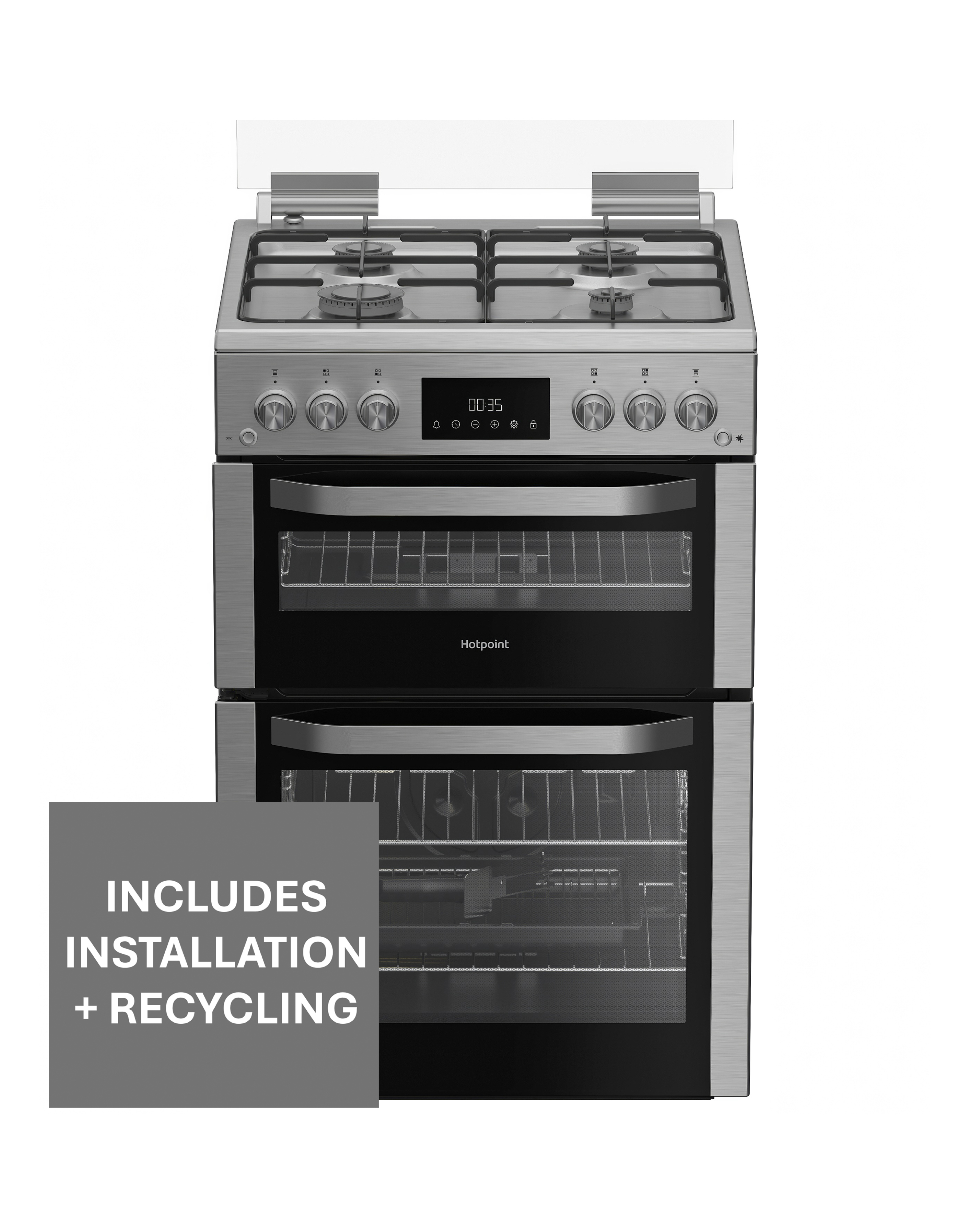 Hotpoint HDG6GDCX Gas Cooker Install