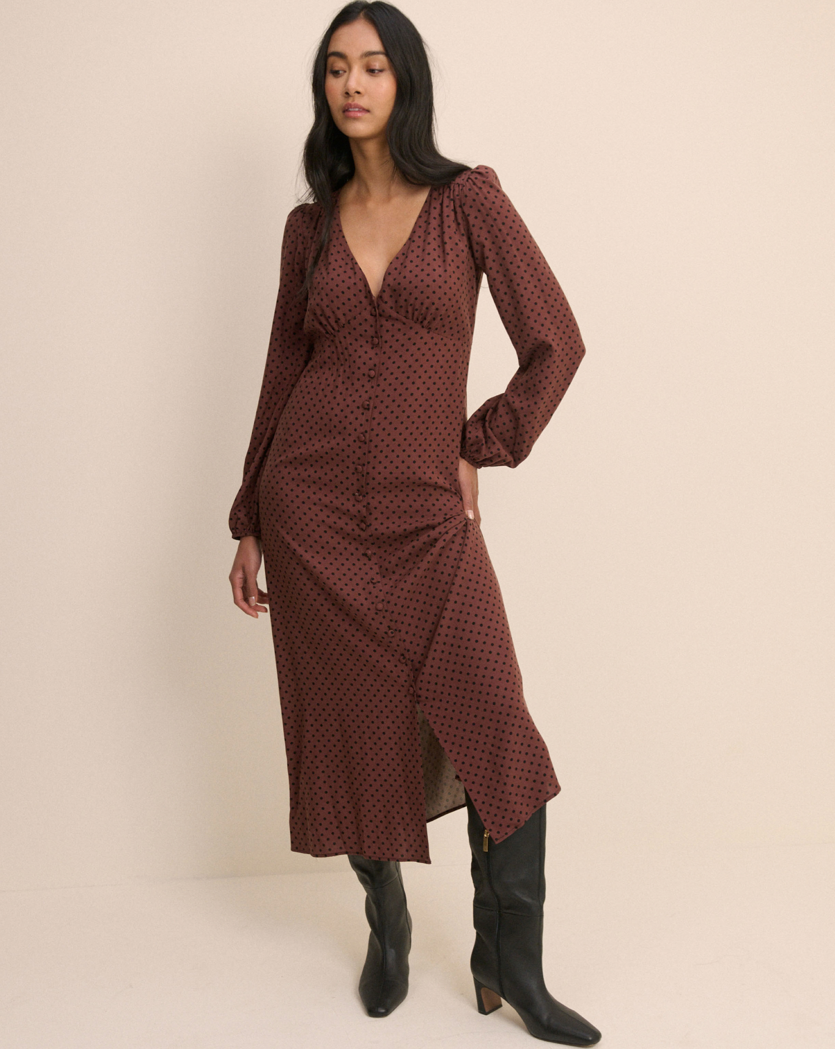 New In - NOBODY CHILD KENNEDY MIDI DRESS