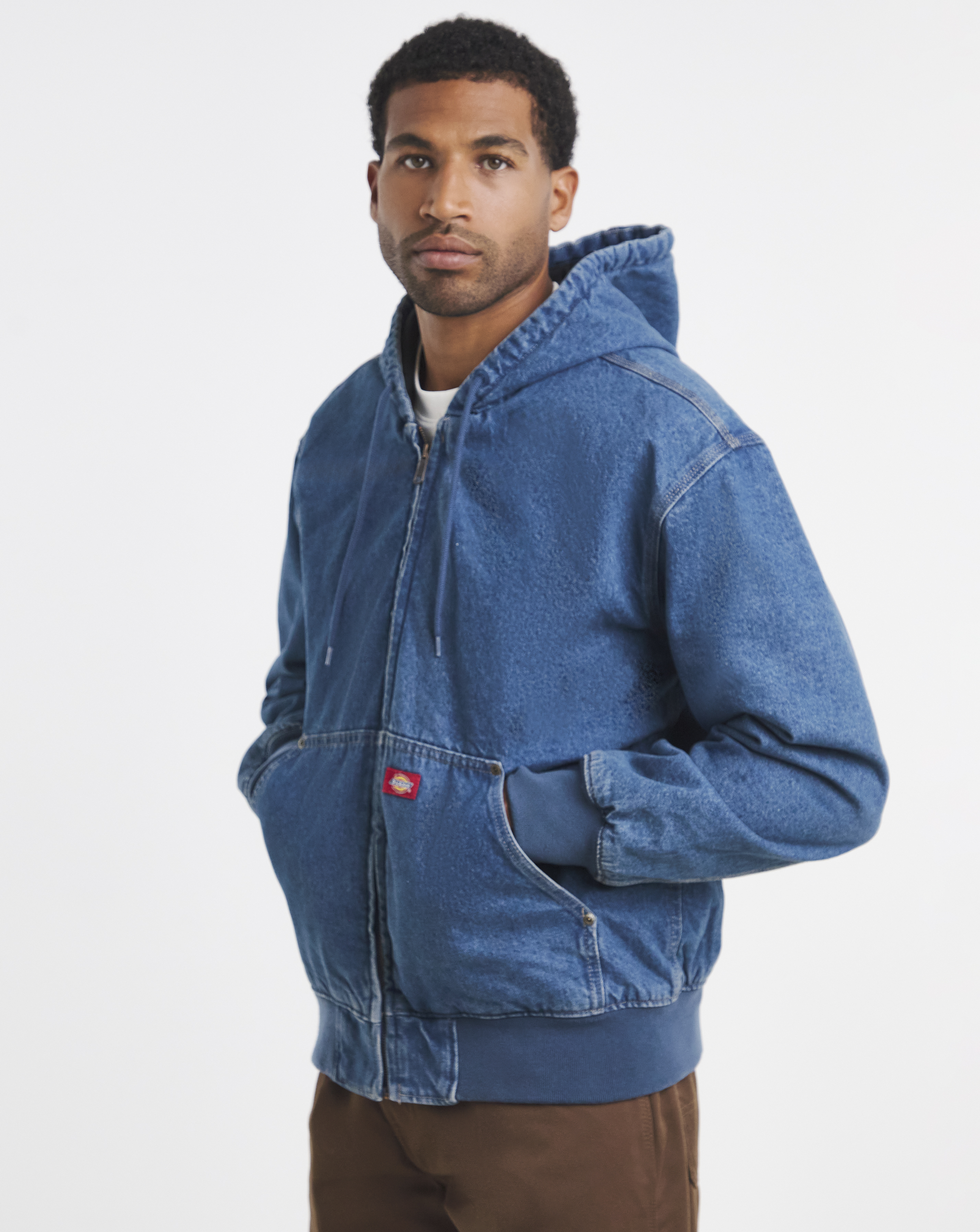 Dickies Lined Denim Hooded Bomber
