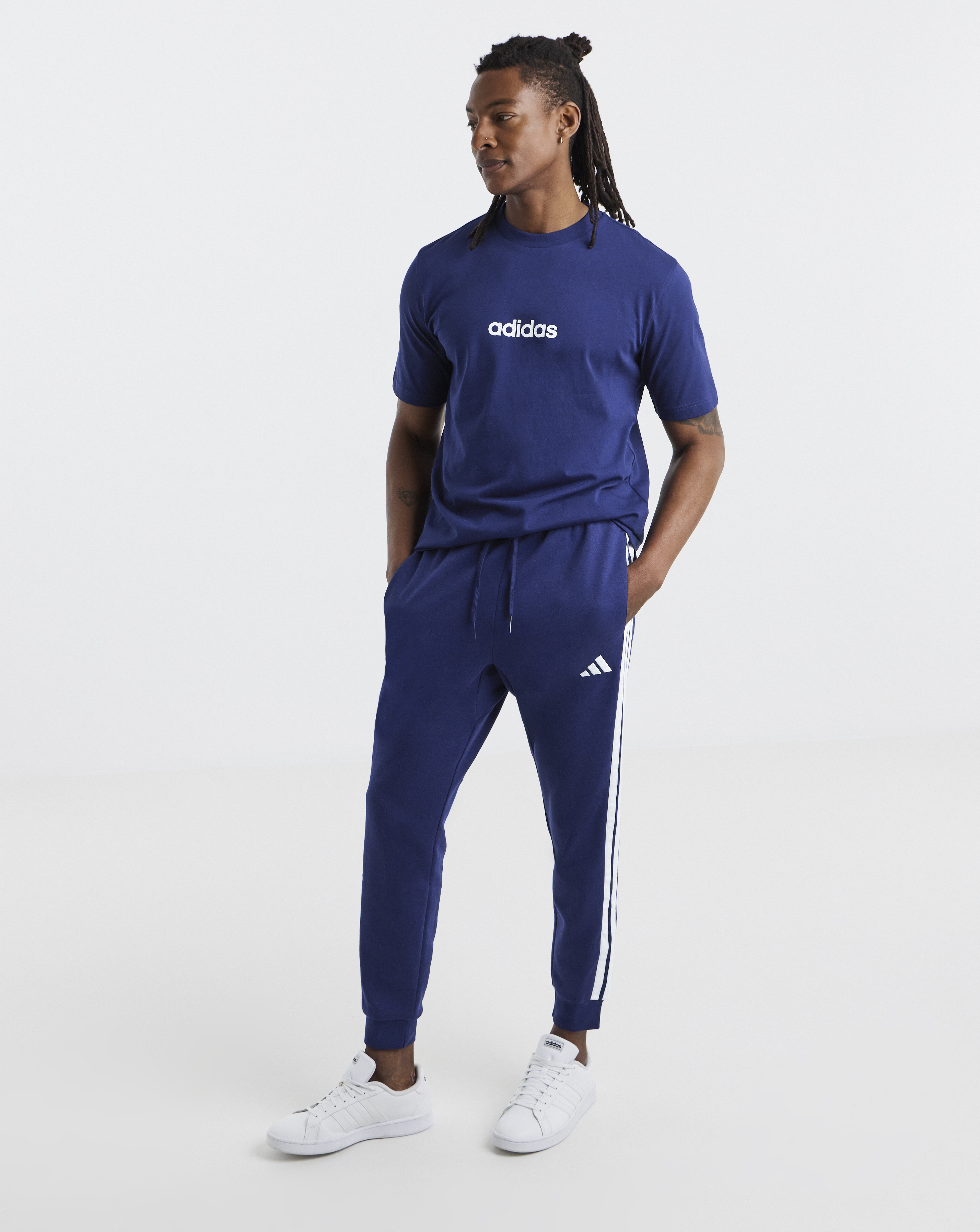 adidas 3 Stripes Fleece Pants