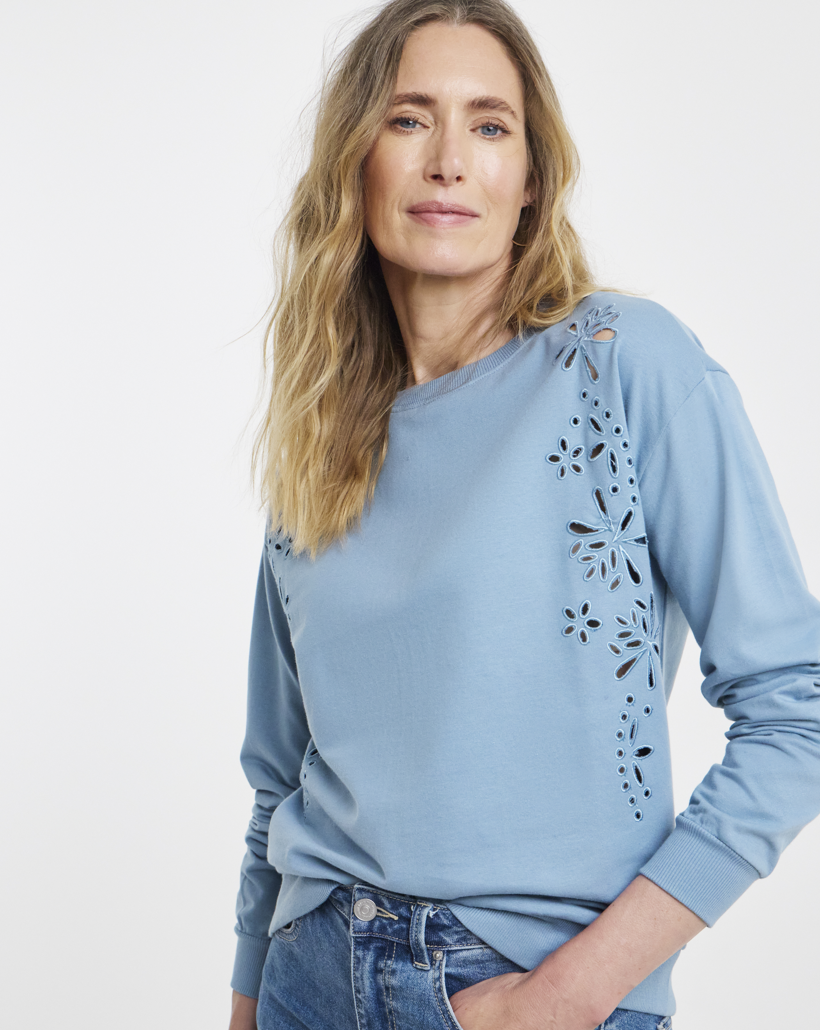 Cutwork Sweatshirt
