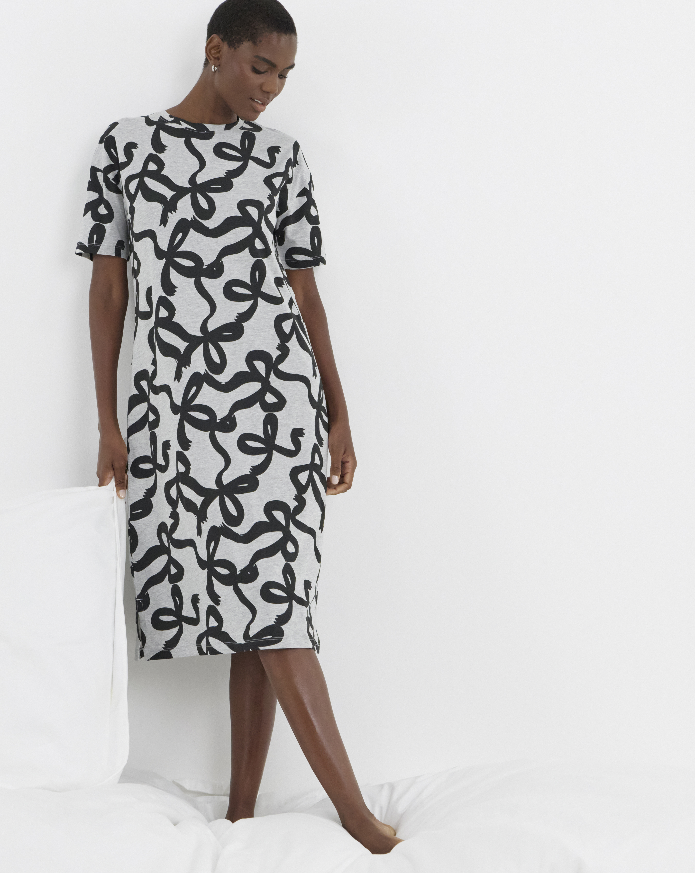 New In - Value Bow Print Nightie