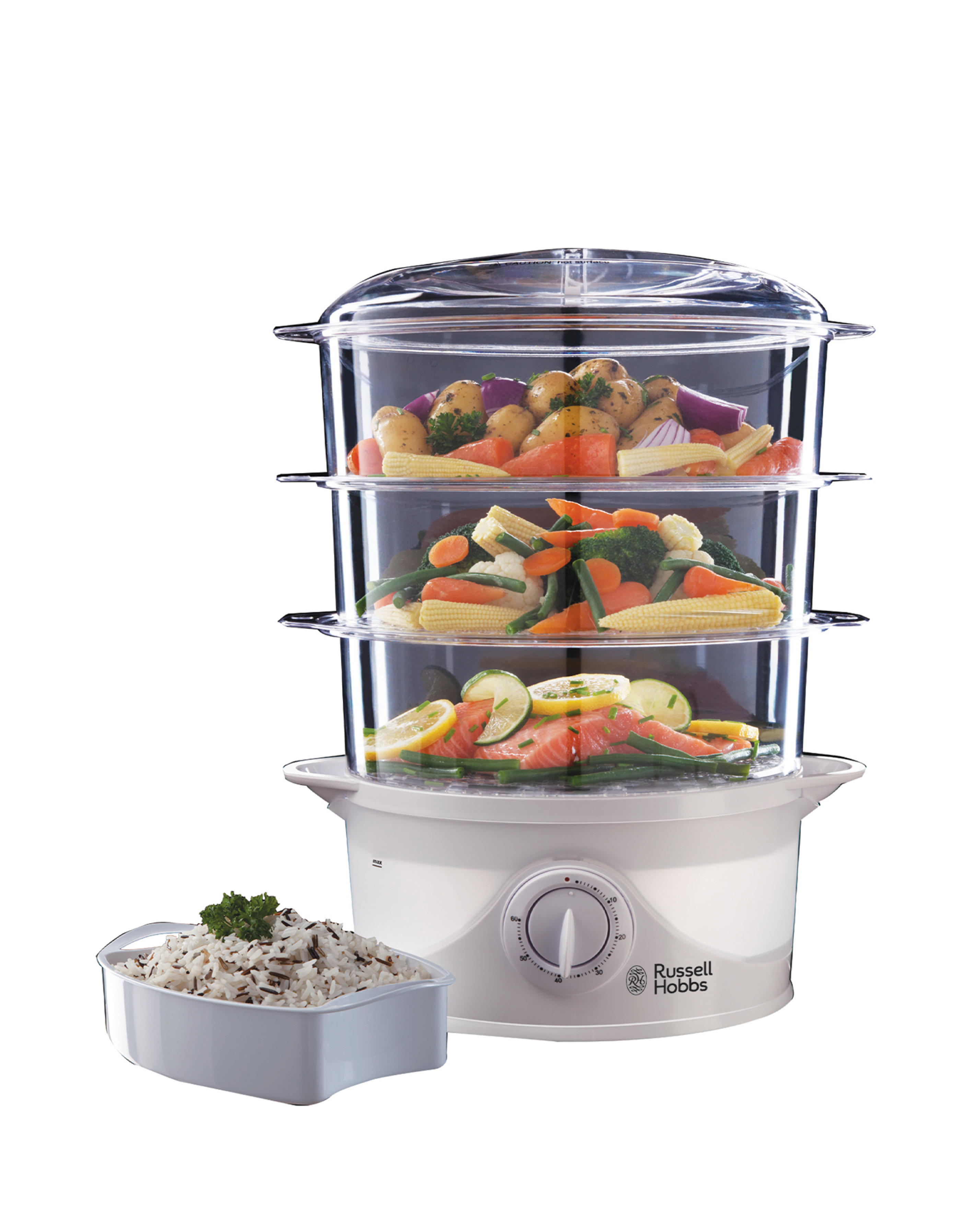Russell Hobbs Litre 3 Tier Steamer Size 9