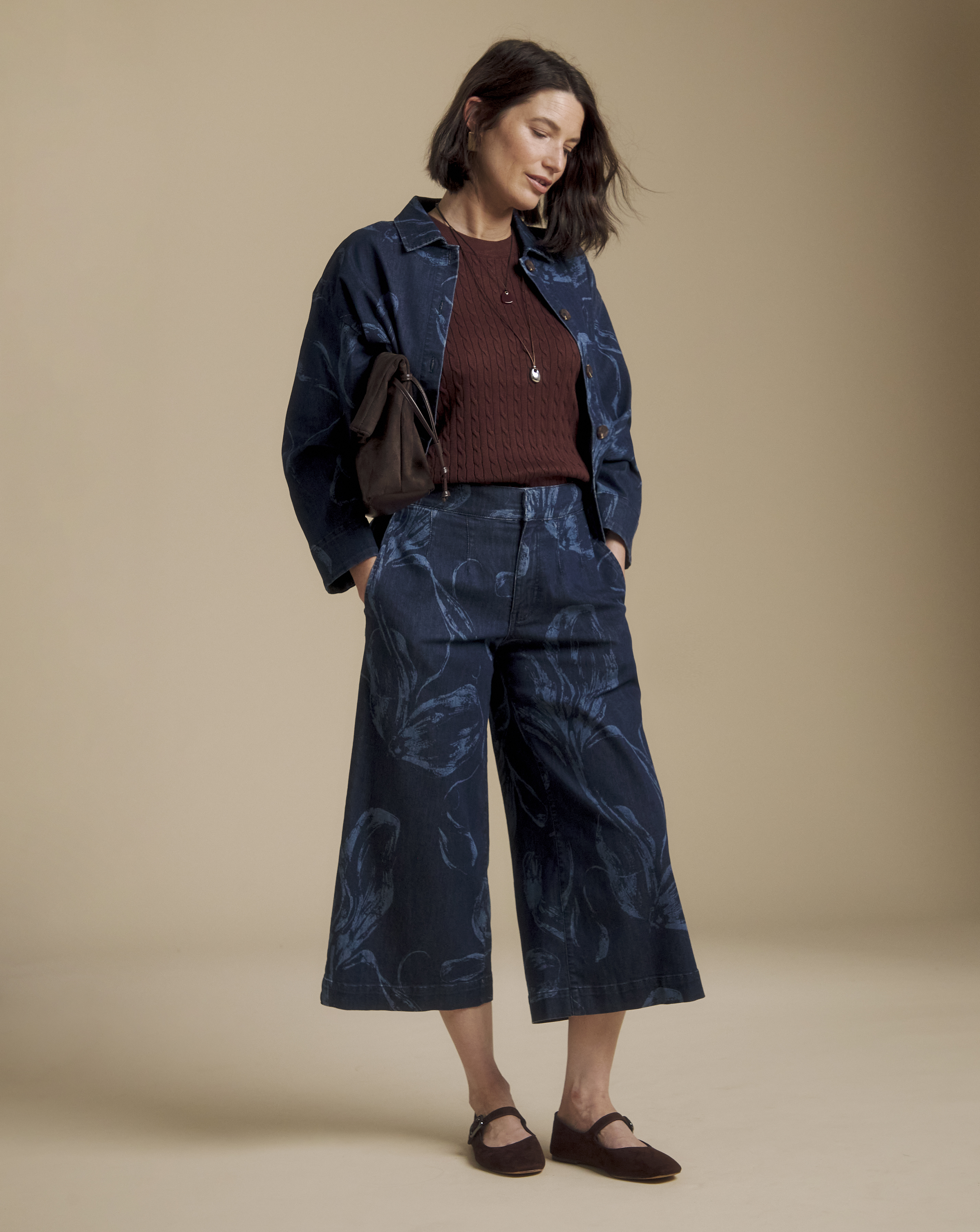 Julipa Printed Denim Jacket