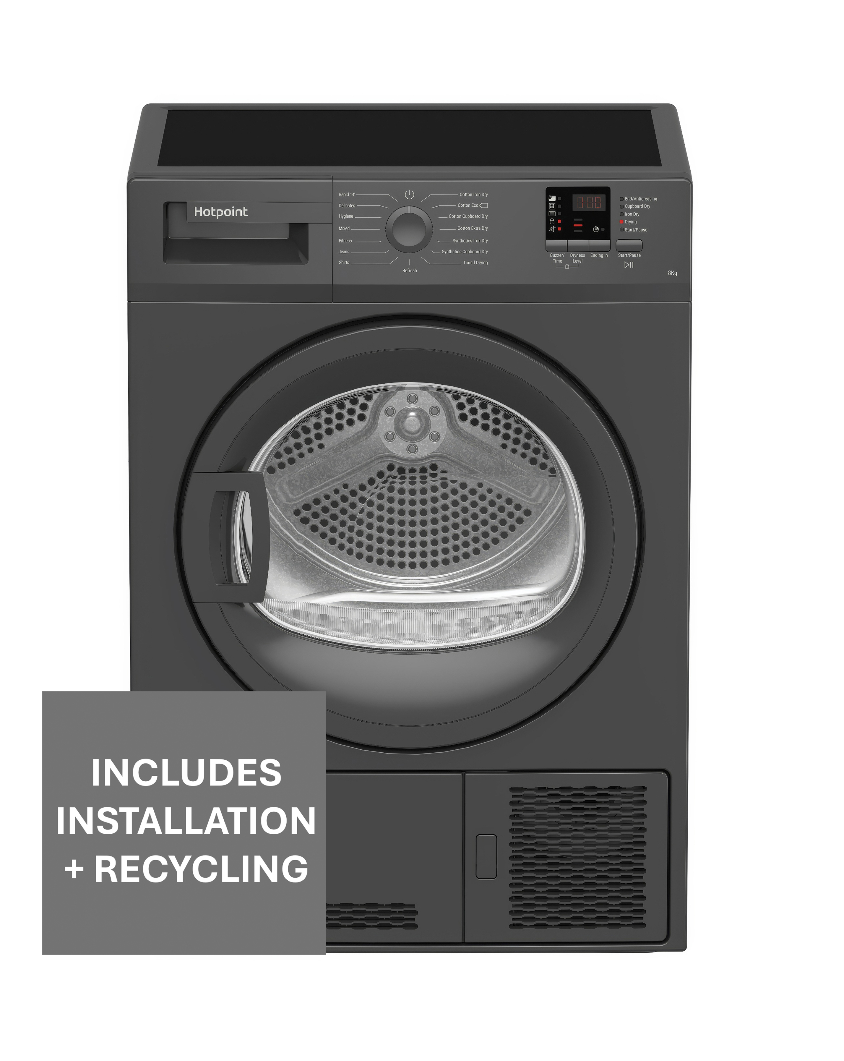 Hotpoint CHDC82GGGDUK Condenser Dry Inst