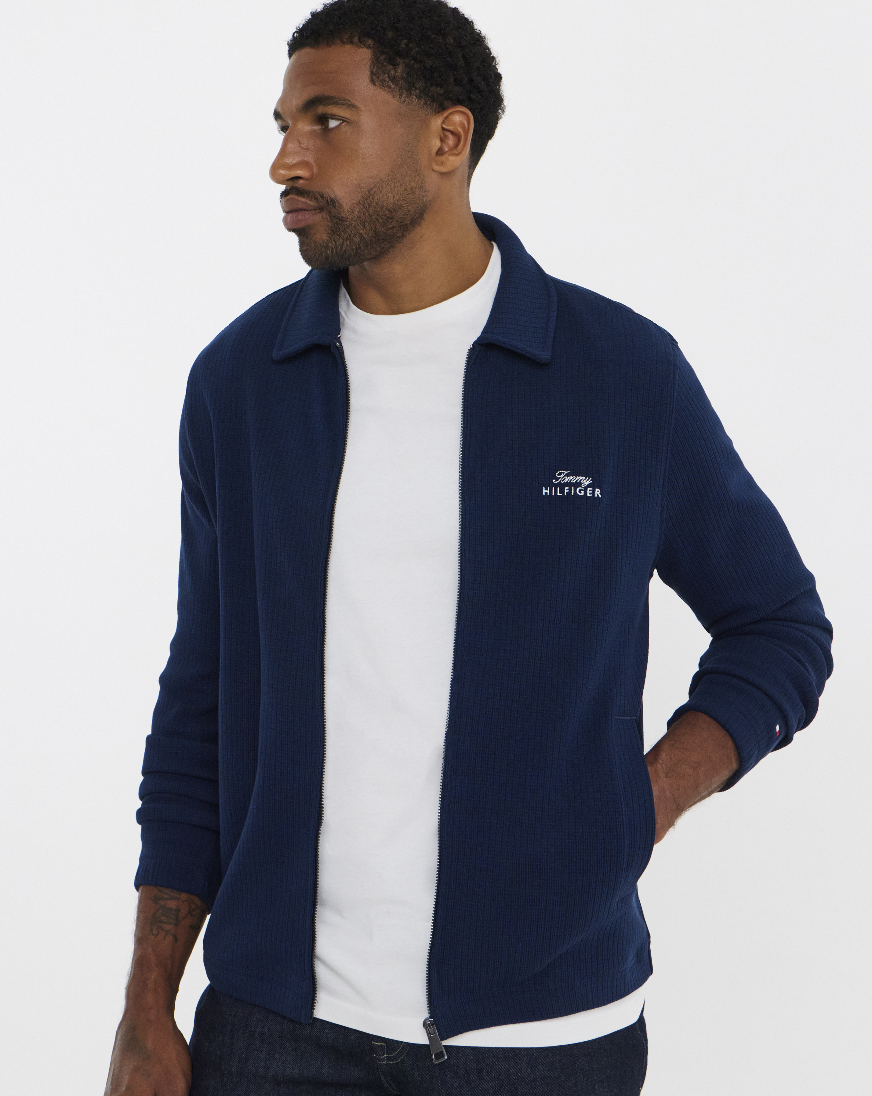 New In - Tommy Hilfiger Texture Ivy Jacket