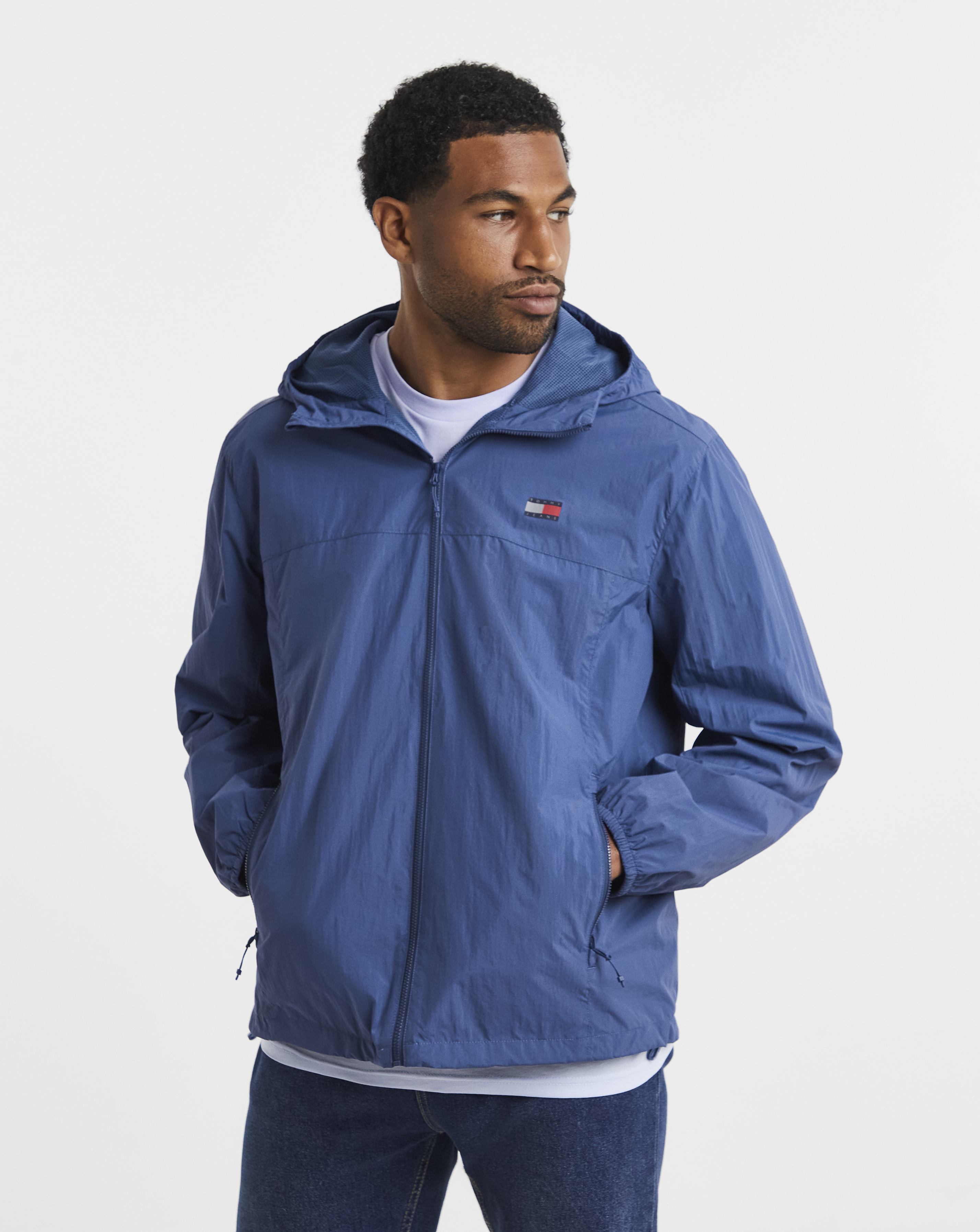Tommy Jeans Chicago Packable Jacket - Blue