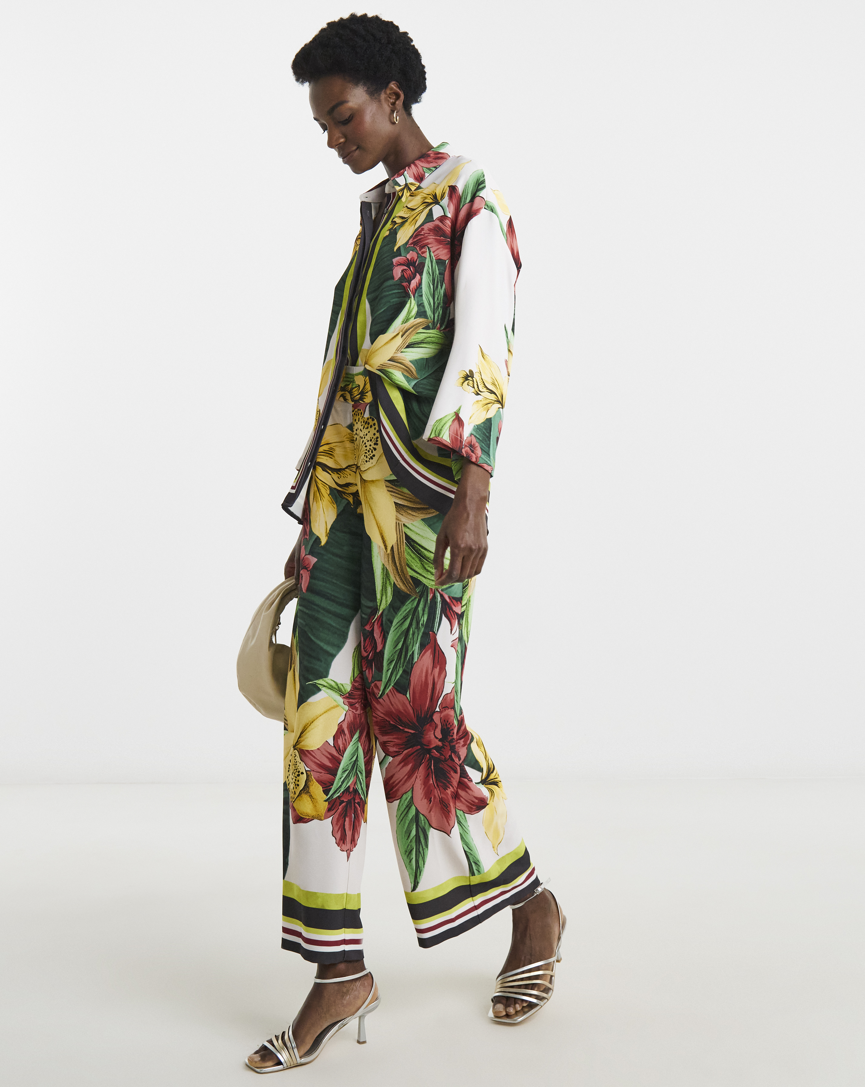 New In - Joanna Hope Printed Trousers