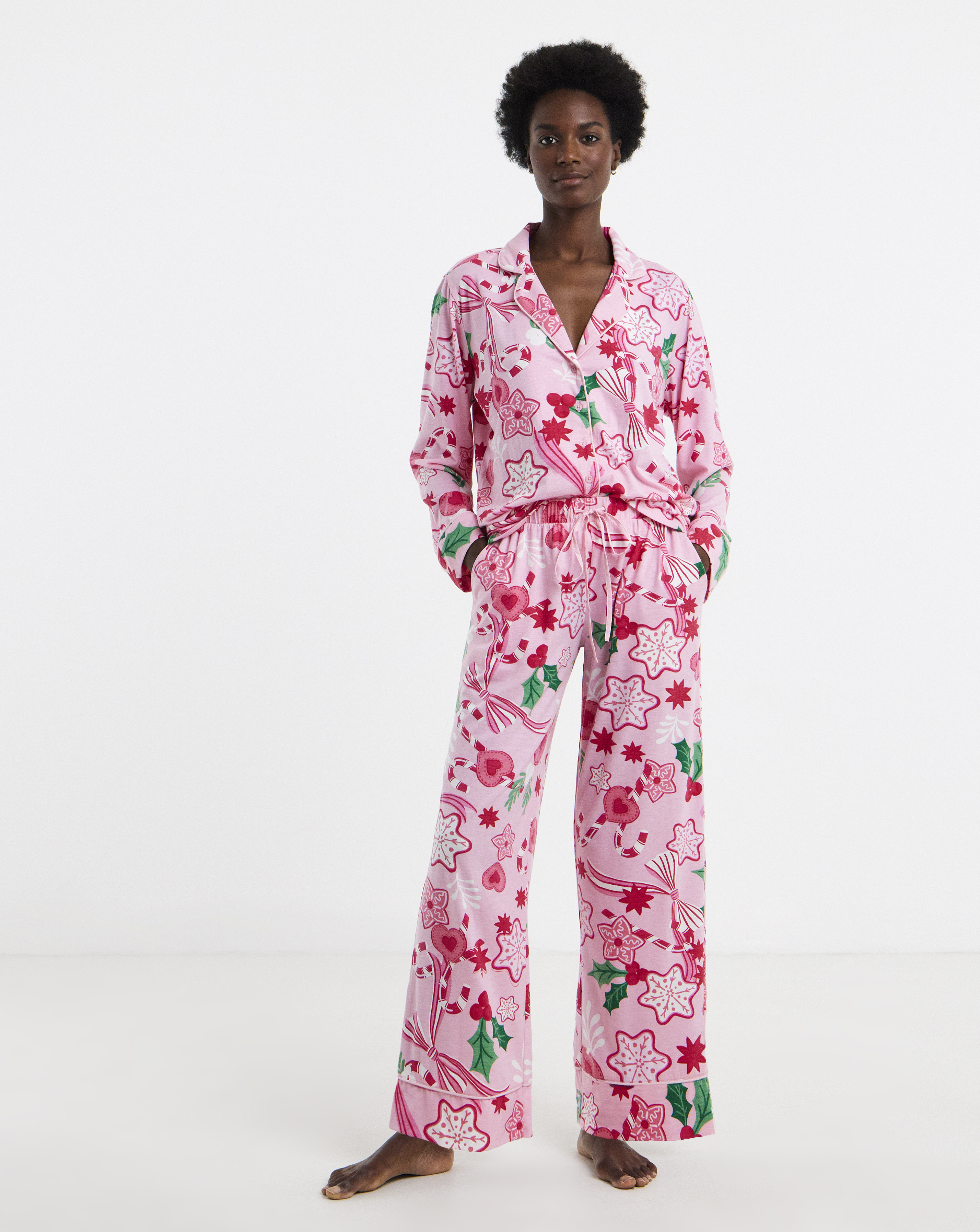 Cake Print Family Pyjamas- Women