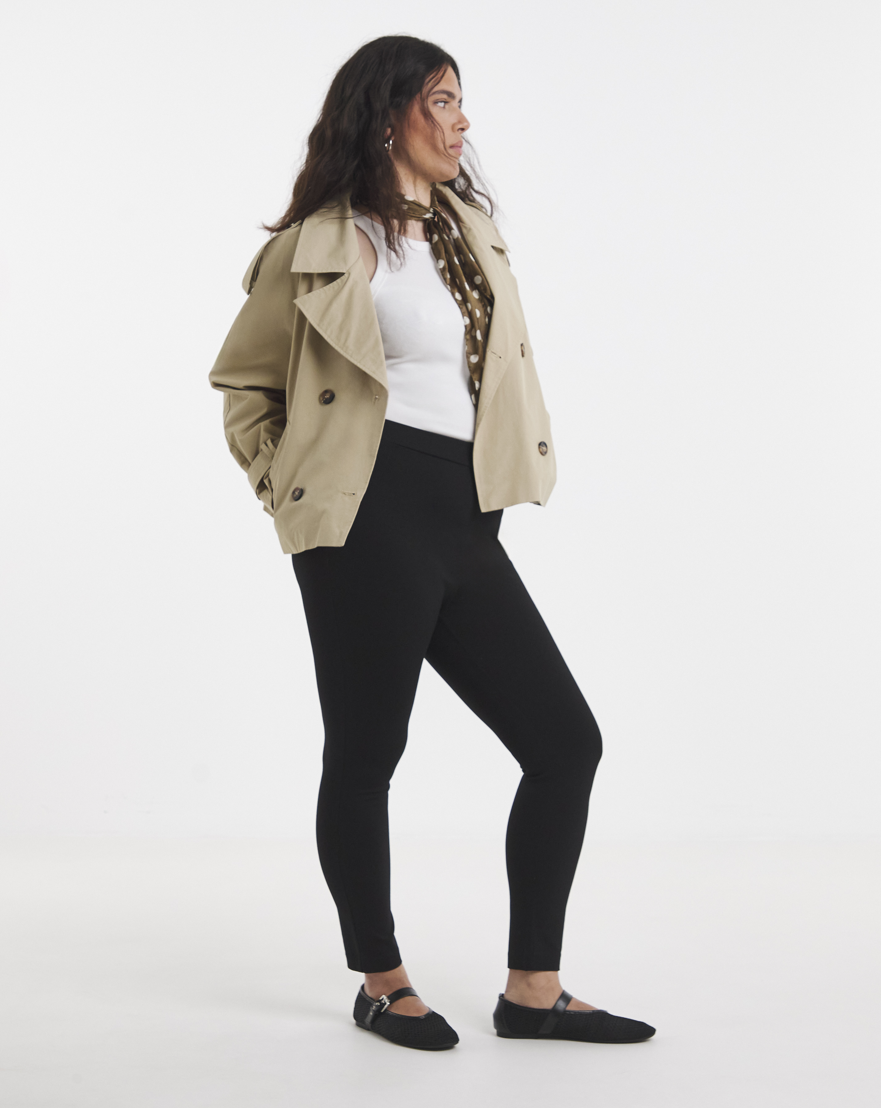 High Waisted Ponte Shaper Legging