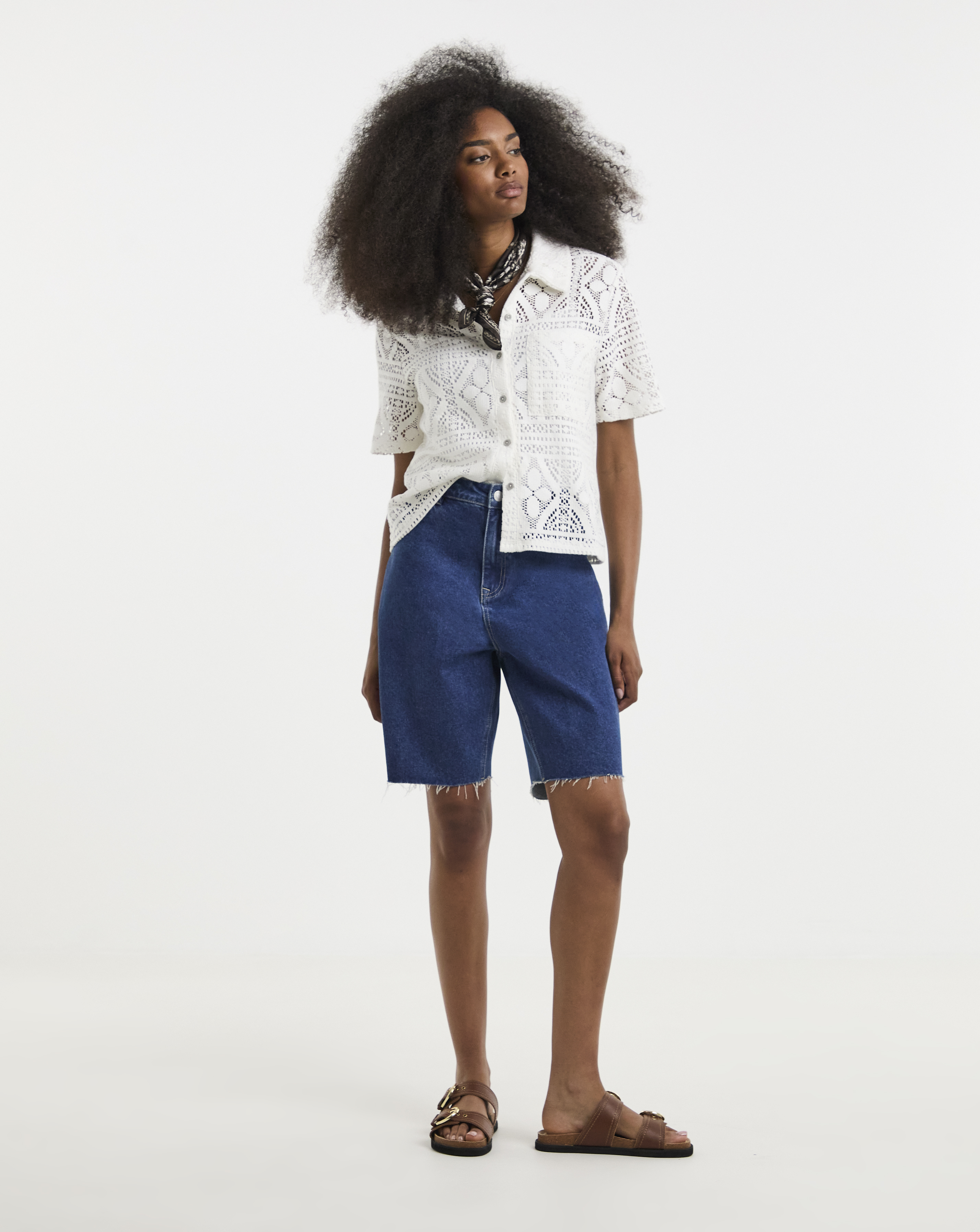 New In - Pieces Bonnie Ss Jersey Shirt