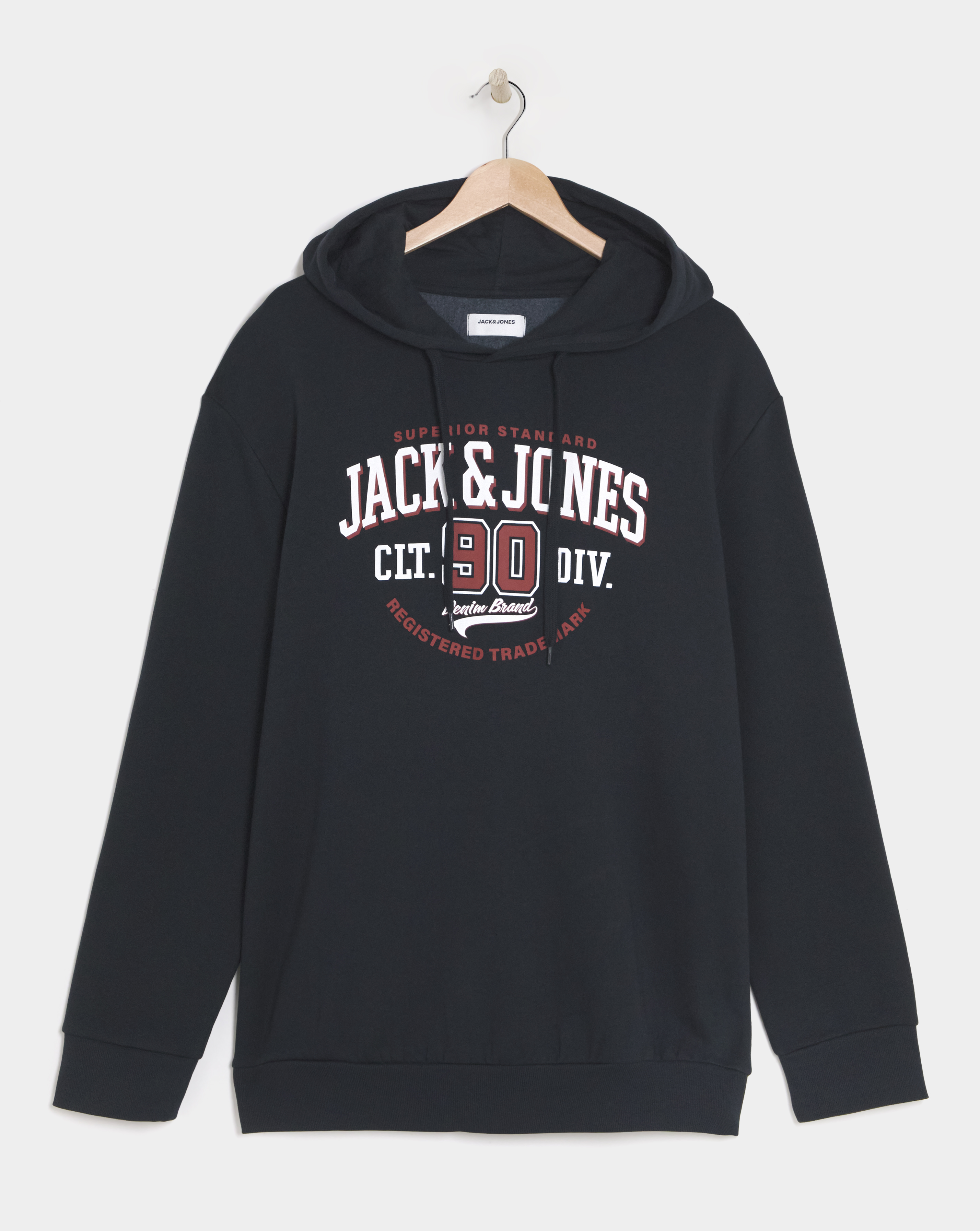 Jack & Jones Men's Navy Logo Hoodie