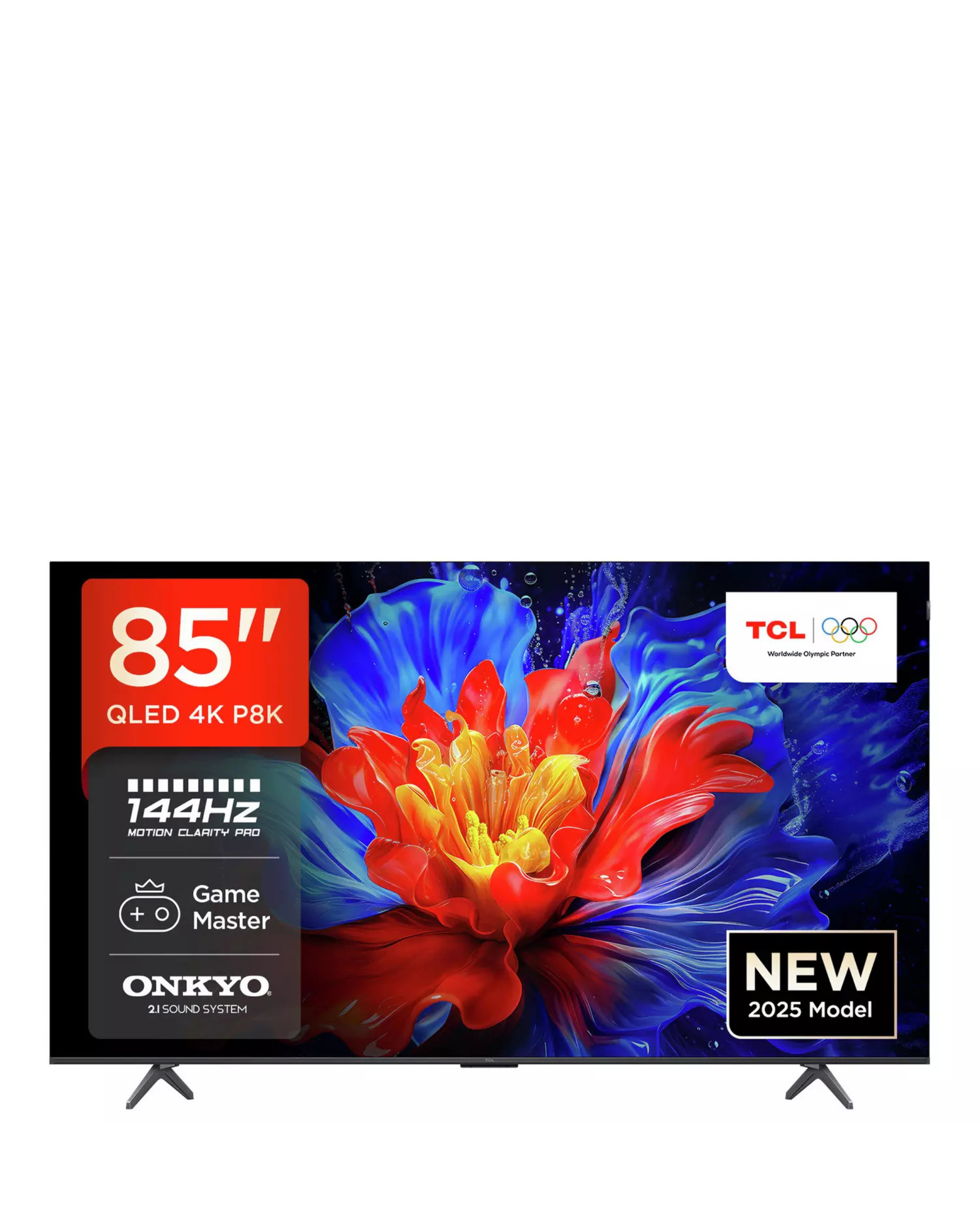 TCL 85P8K-UK 85in 4K Ultra HD HDR Smart Fire TV with Freely
