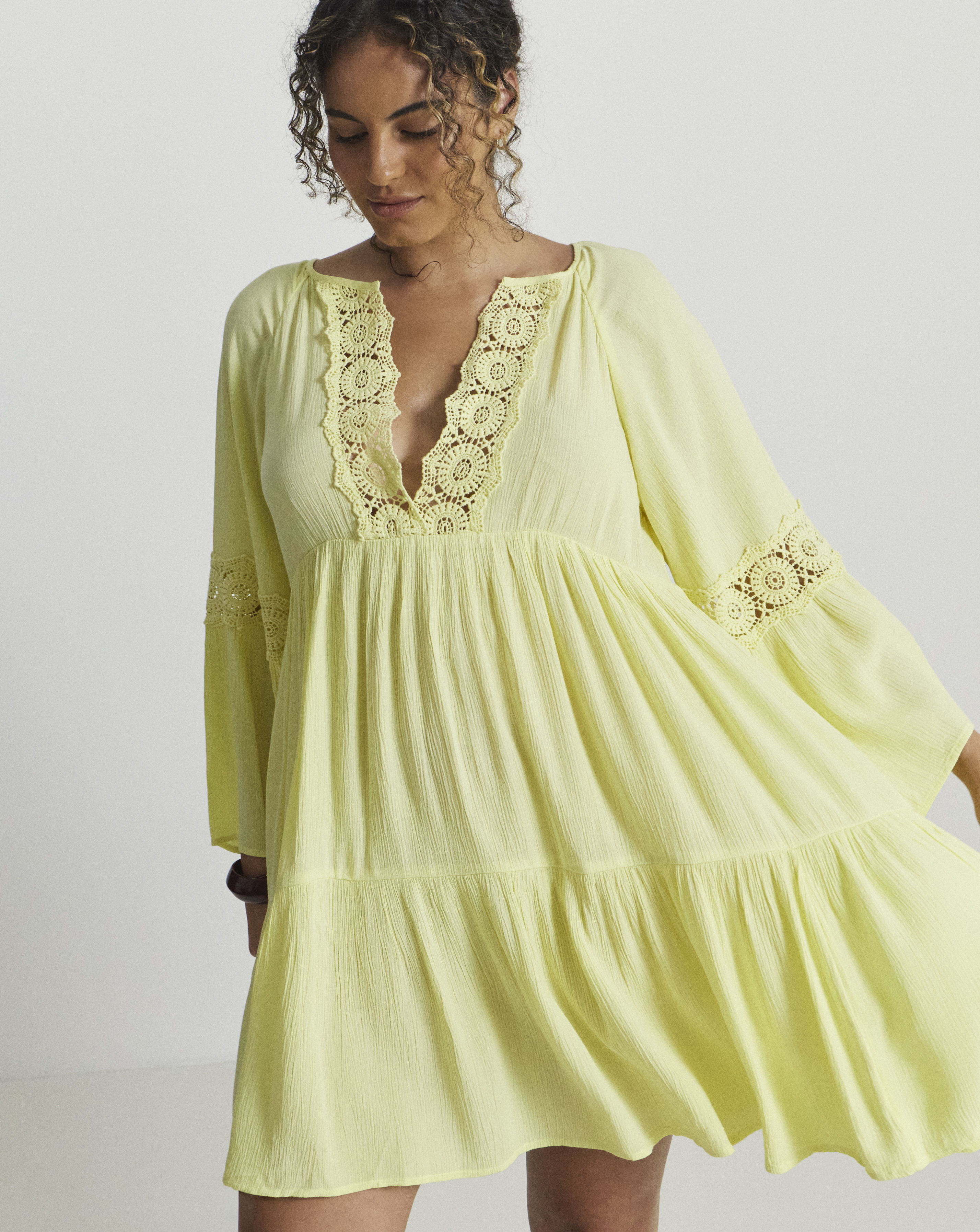 Figleaves Frida Lime Beach Dress