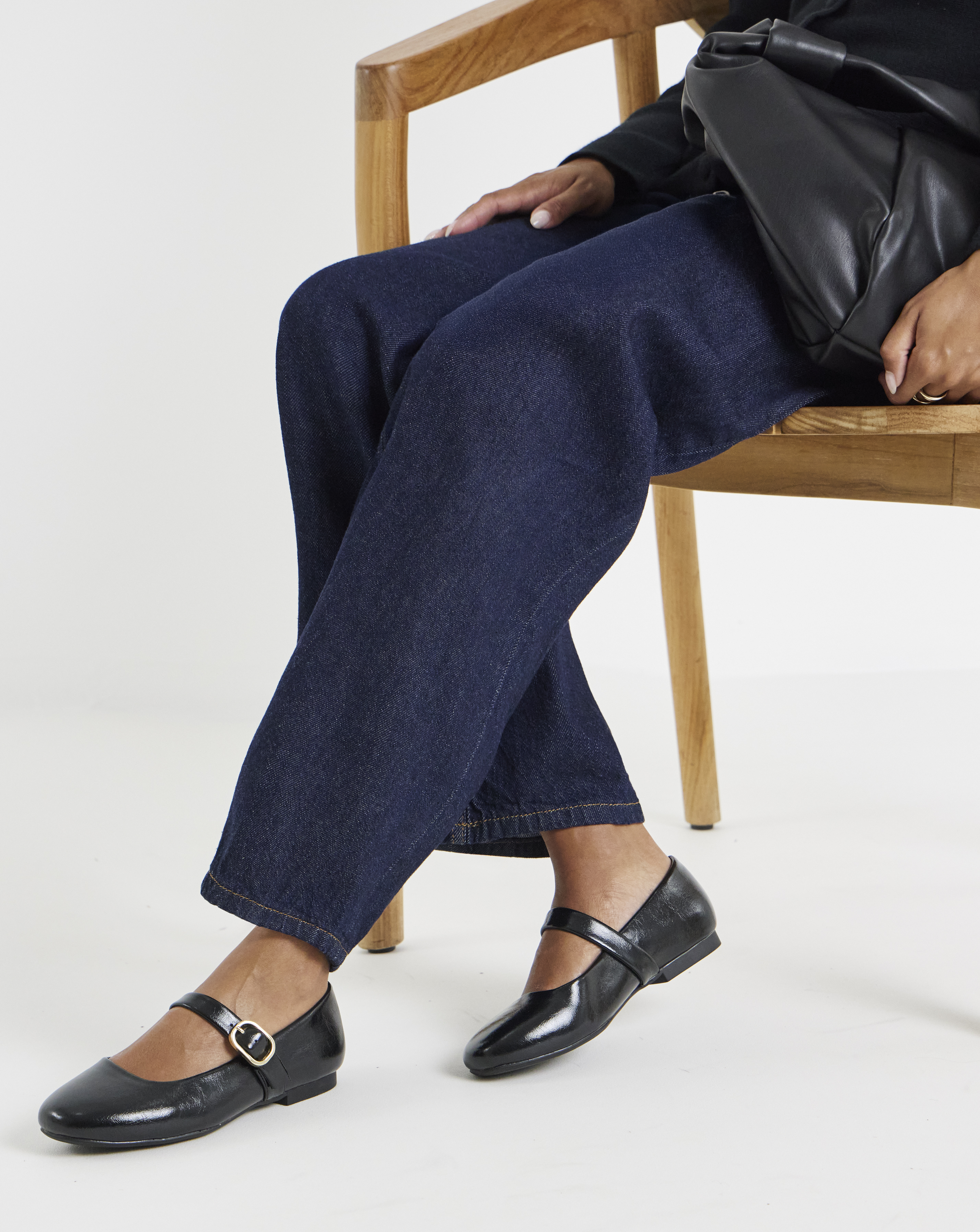 New In - Mary Jane Buckle Shoe Wide