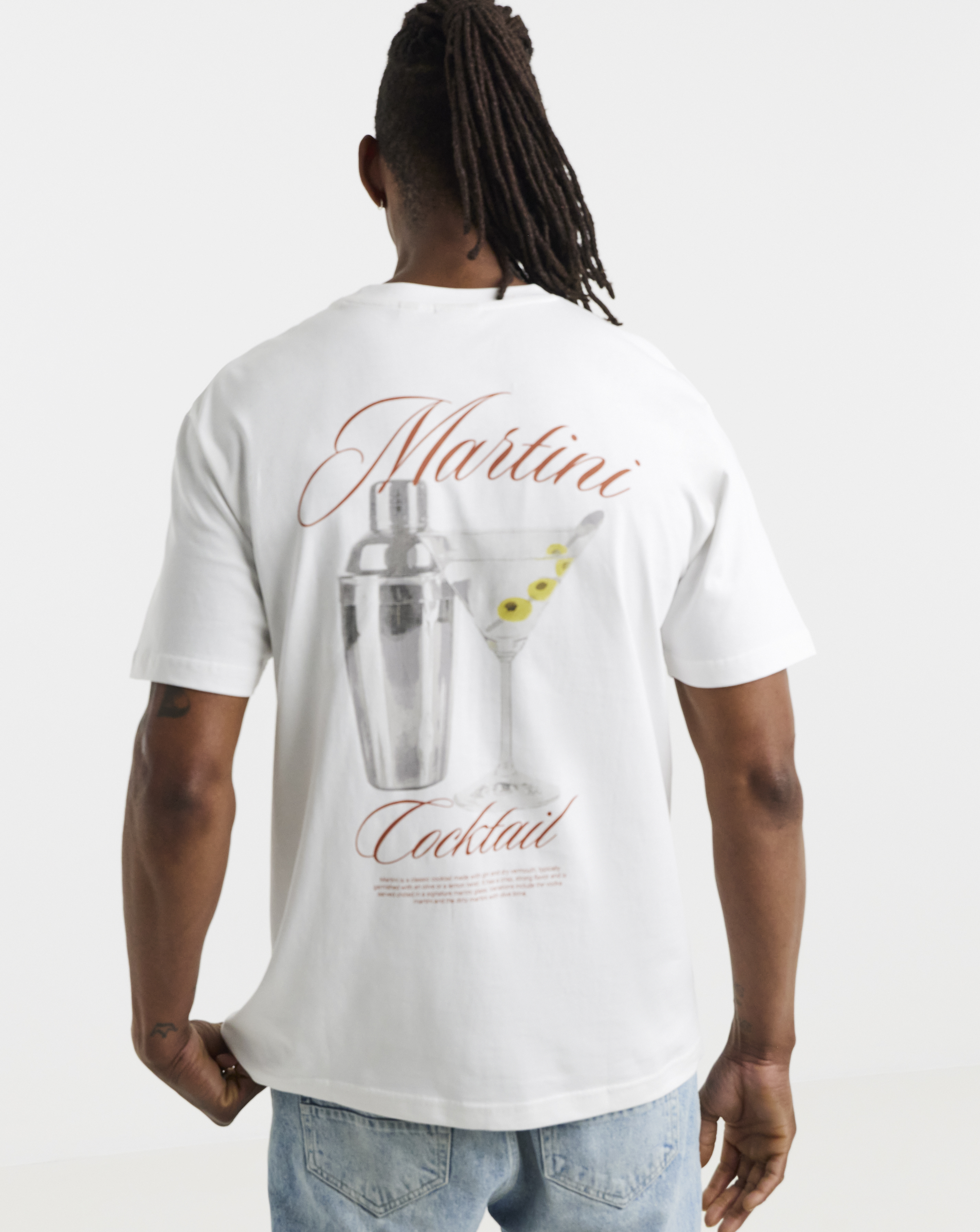 Only & Sons Martini Back Graphic T-Shirt