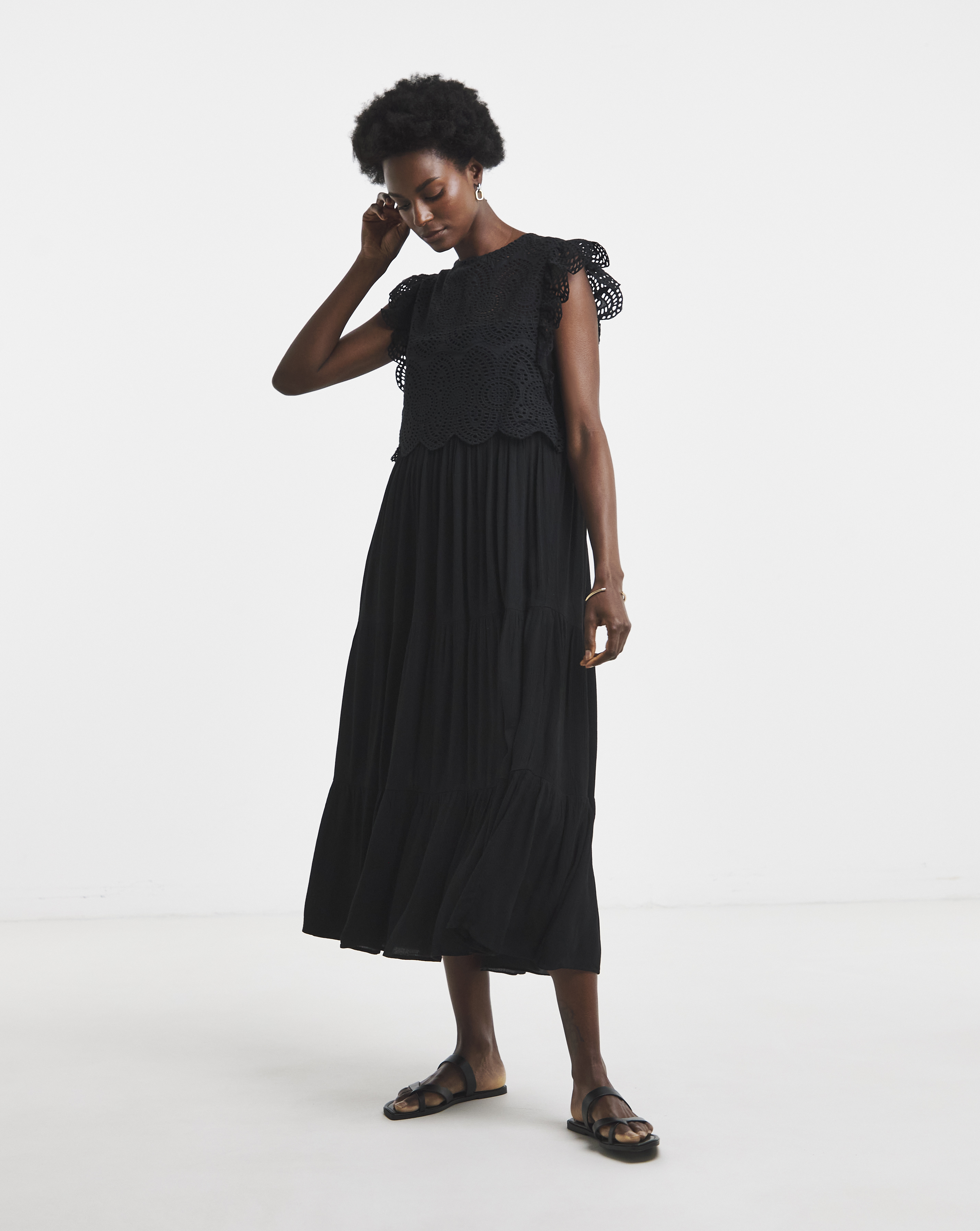 Broderie 2 - in 1 Maxi Dress
