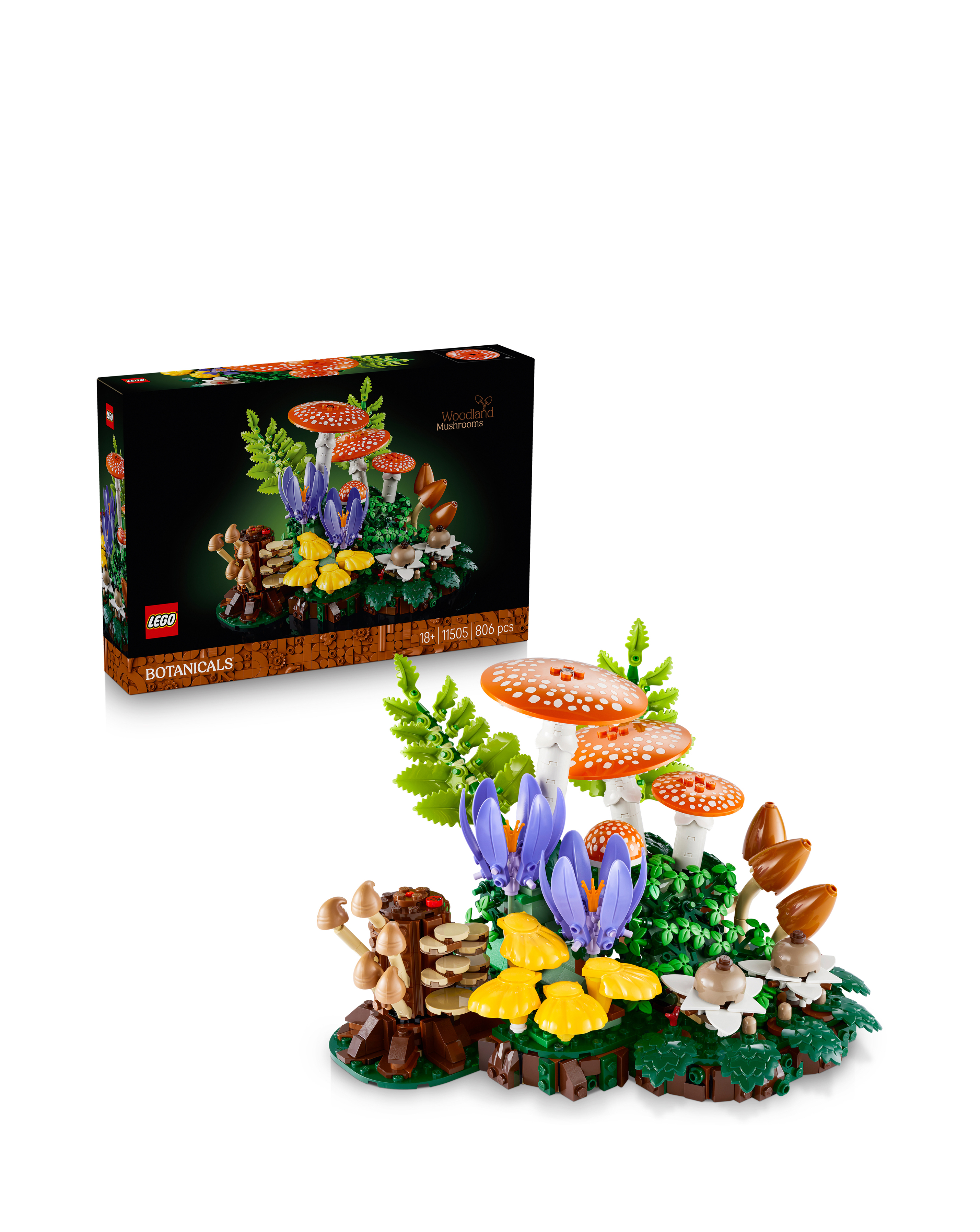 New In - LEGO Botanicals Woodland Mushrooms 11505