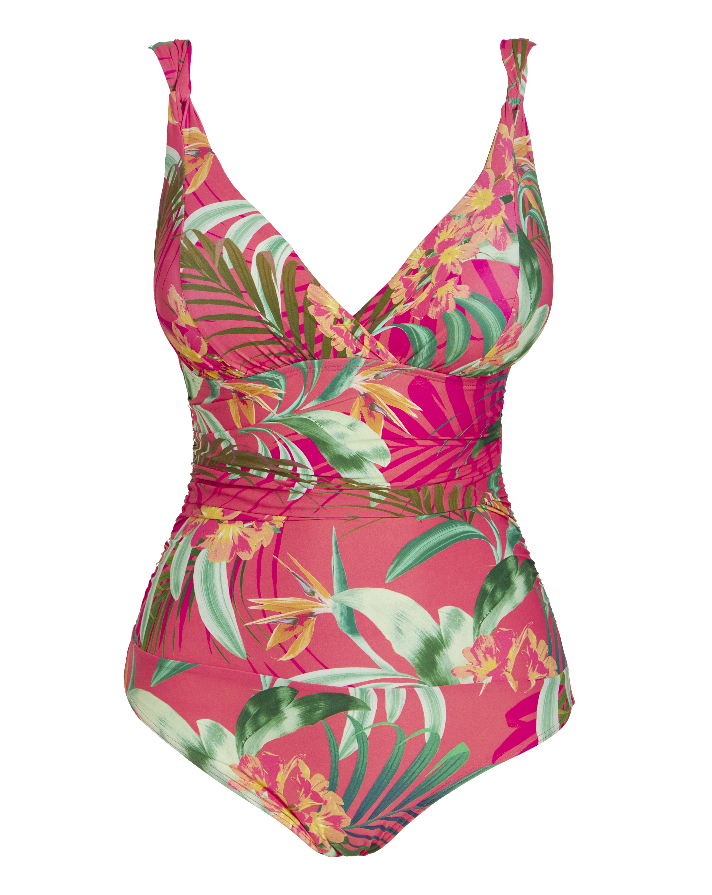MAGISCULPT Full Contour Shaping Swimsuit Longer Length Tropical Print